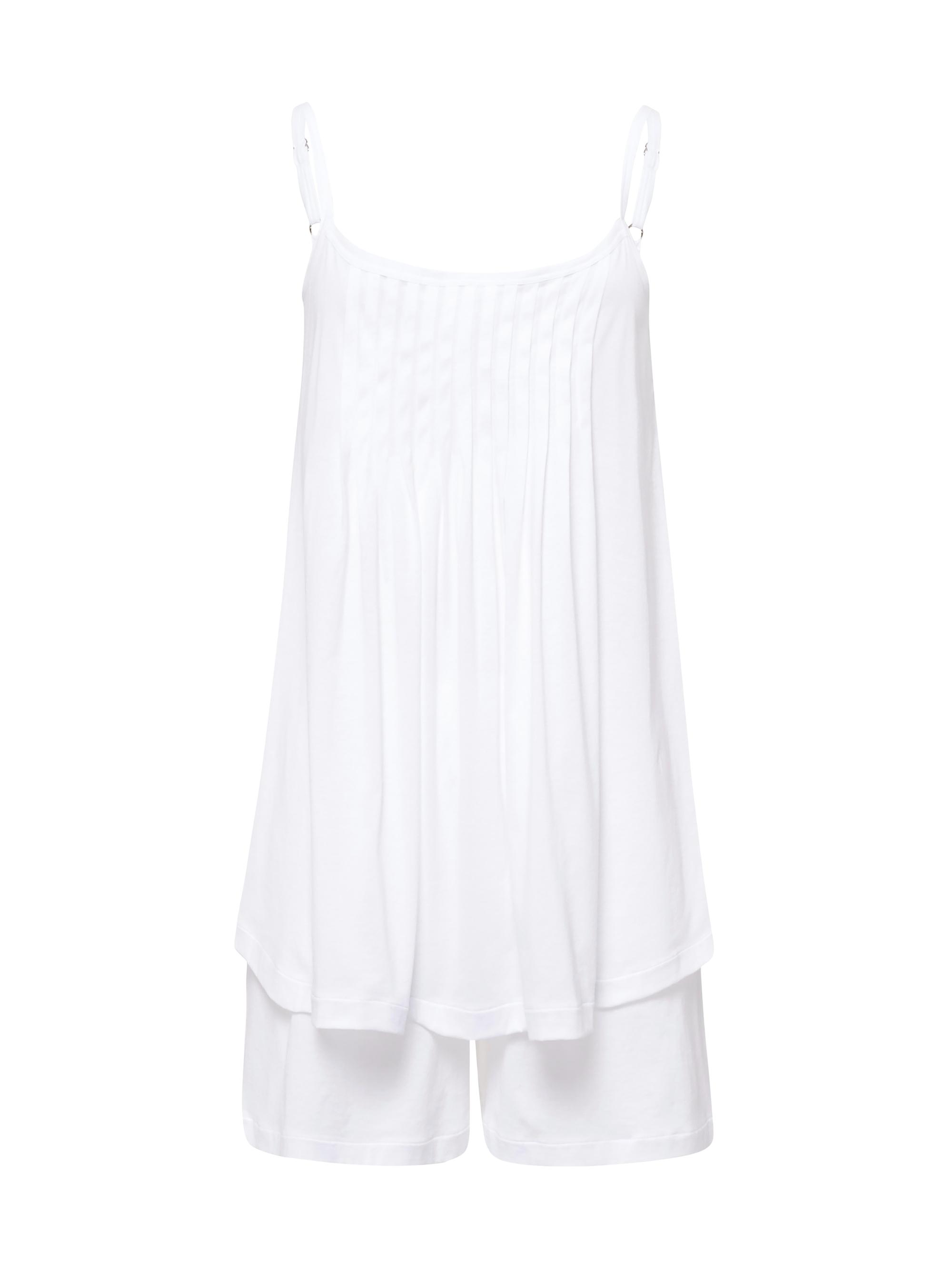 Hanro Women's Two-Piece Juliet Short Pajama Set - White