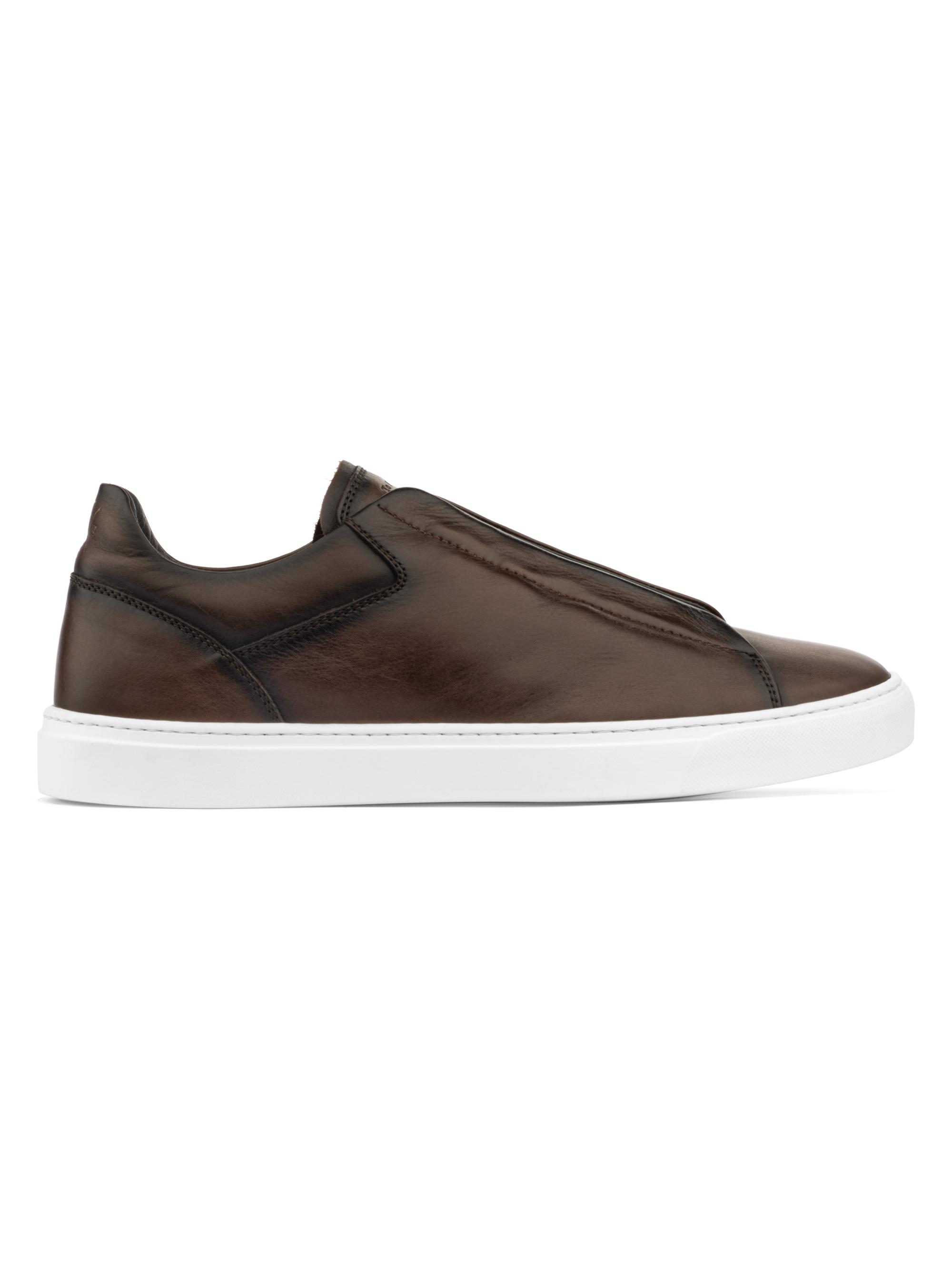 To Boot New York Men's Ainsworth Leather Low-Top Sneakers - Nappa Moro