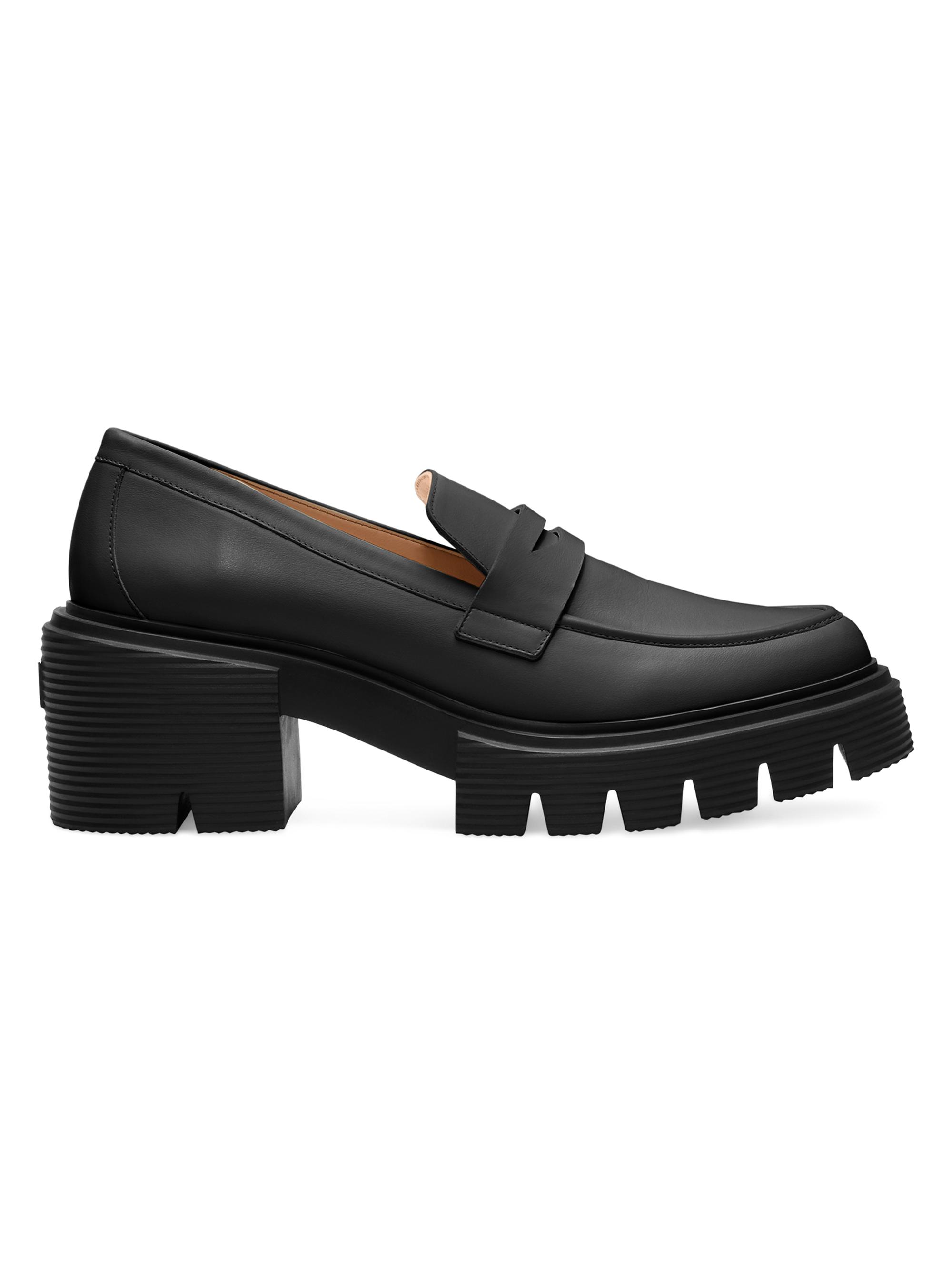 StuartWeitzman スチュアート ワイツマン SOHO LOAFER Stuart Weitzman Soho Leather Lug-Sole Penny Loafers | Saks Fifth