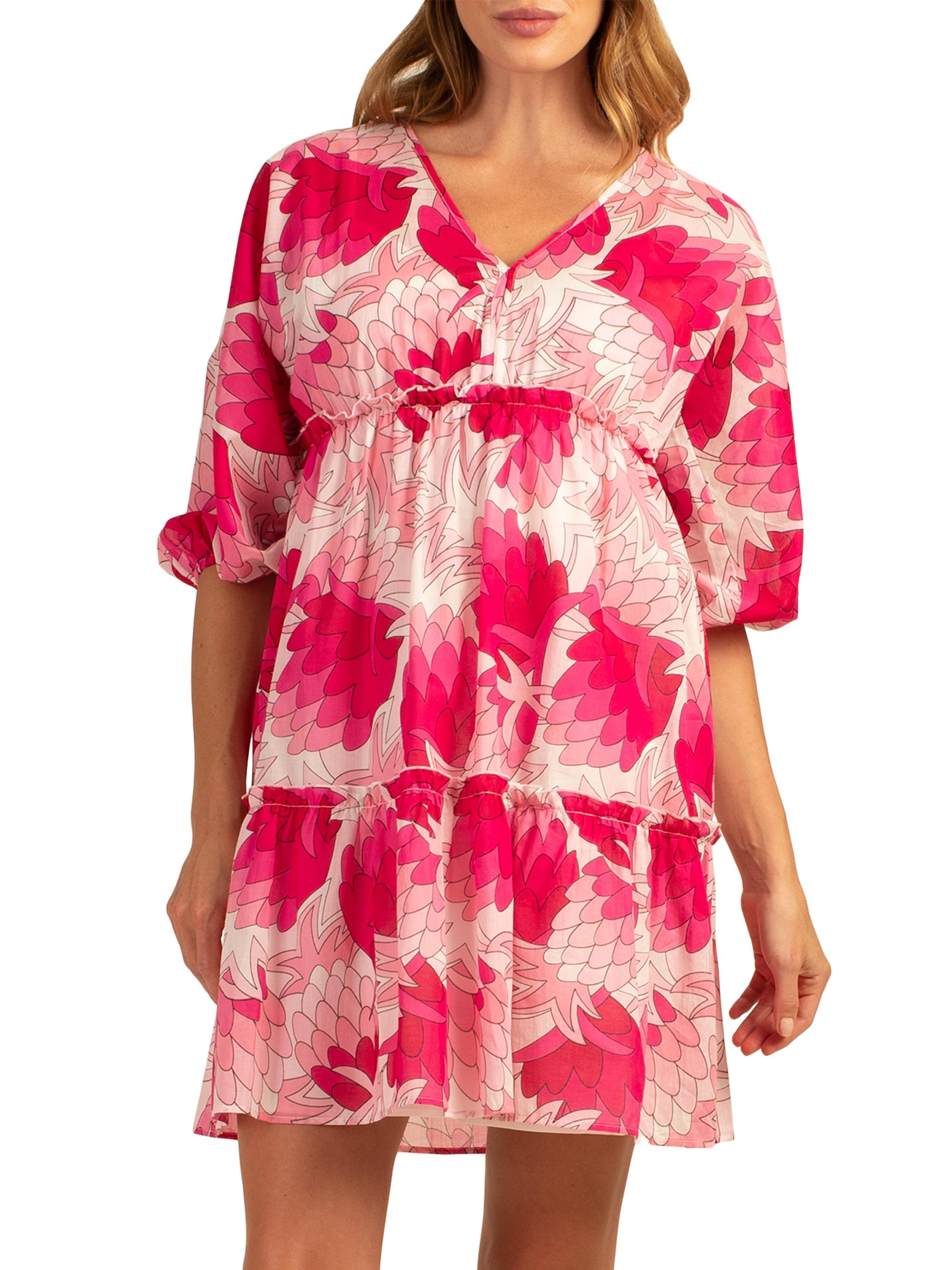 Trina Turk Women's Arco Iris Floral-Printed Minidress - Flower Child