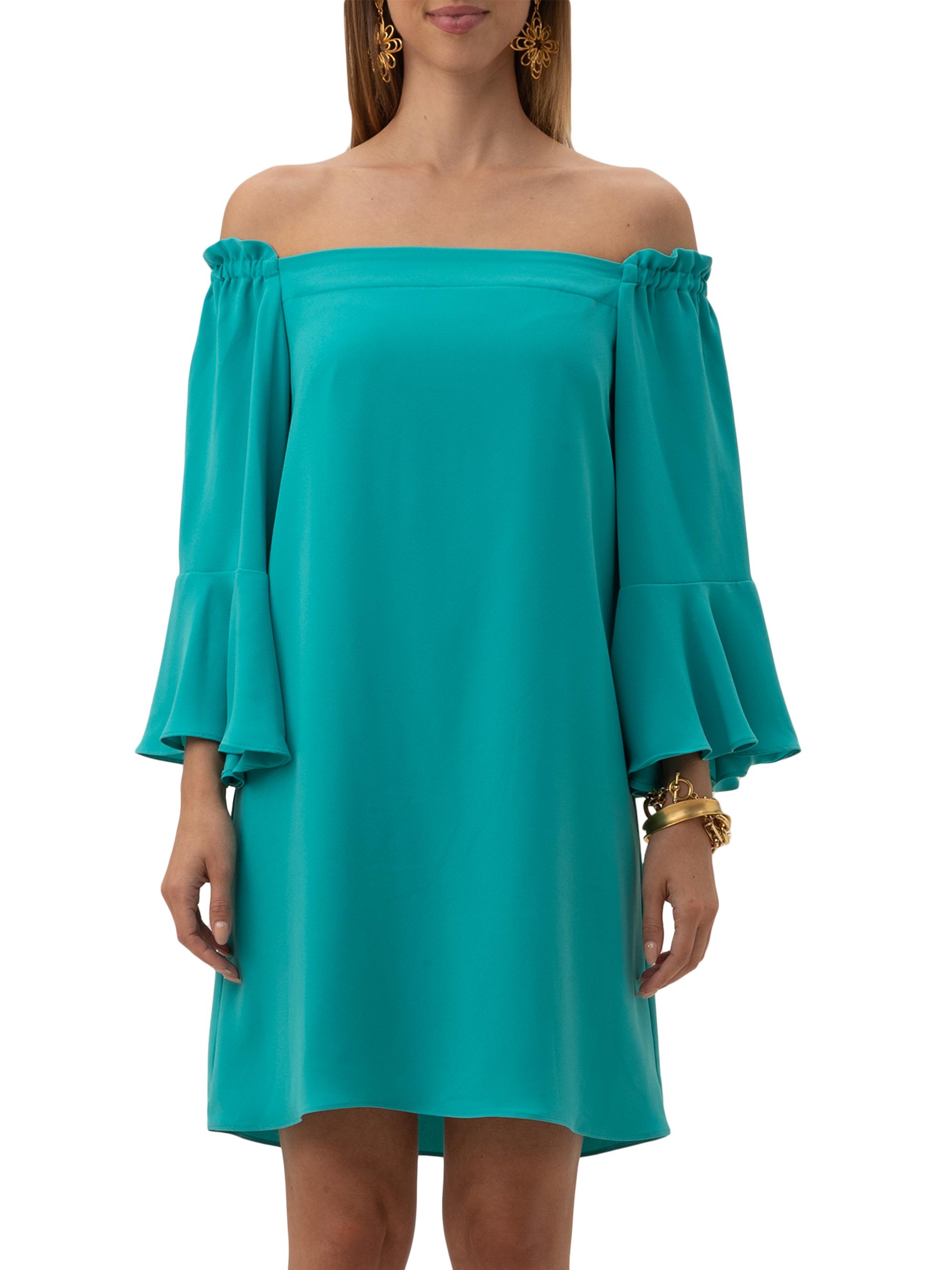 Trina Turk Women's Knox Off-The-Shoulder Minidress - Tranquil Turquoise