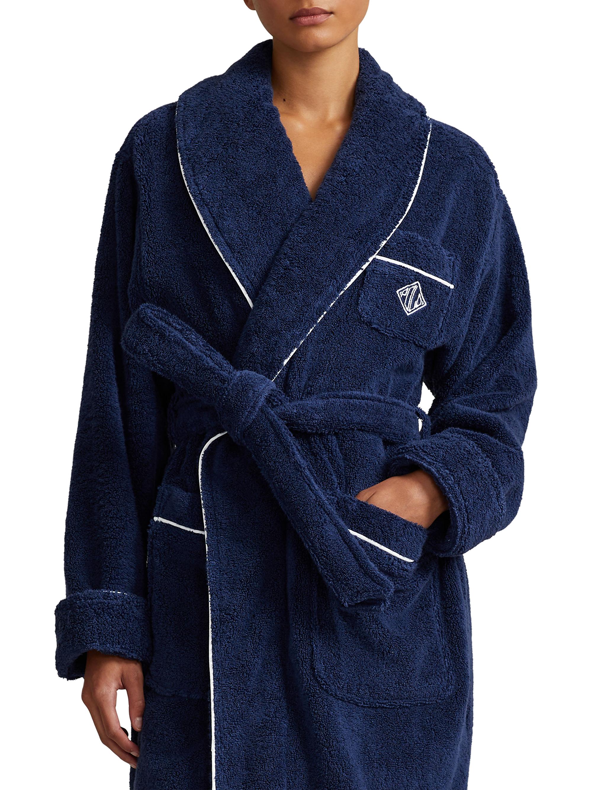 Polo Ralph Lauren Essentials Cotton Robe | Saks Fifth Avenue
