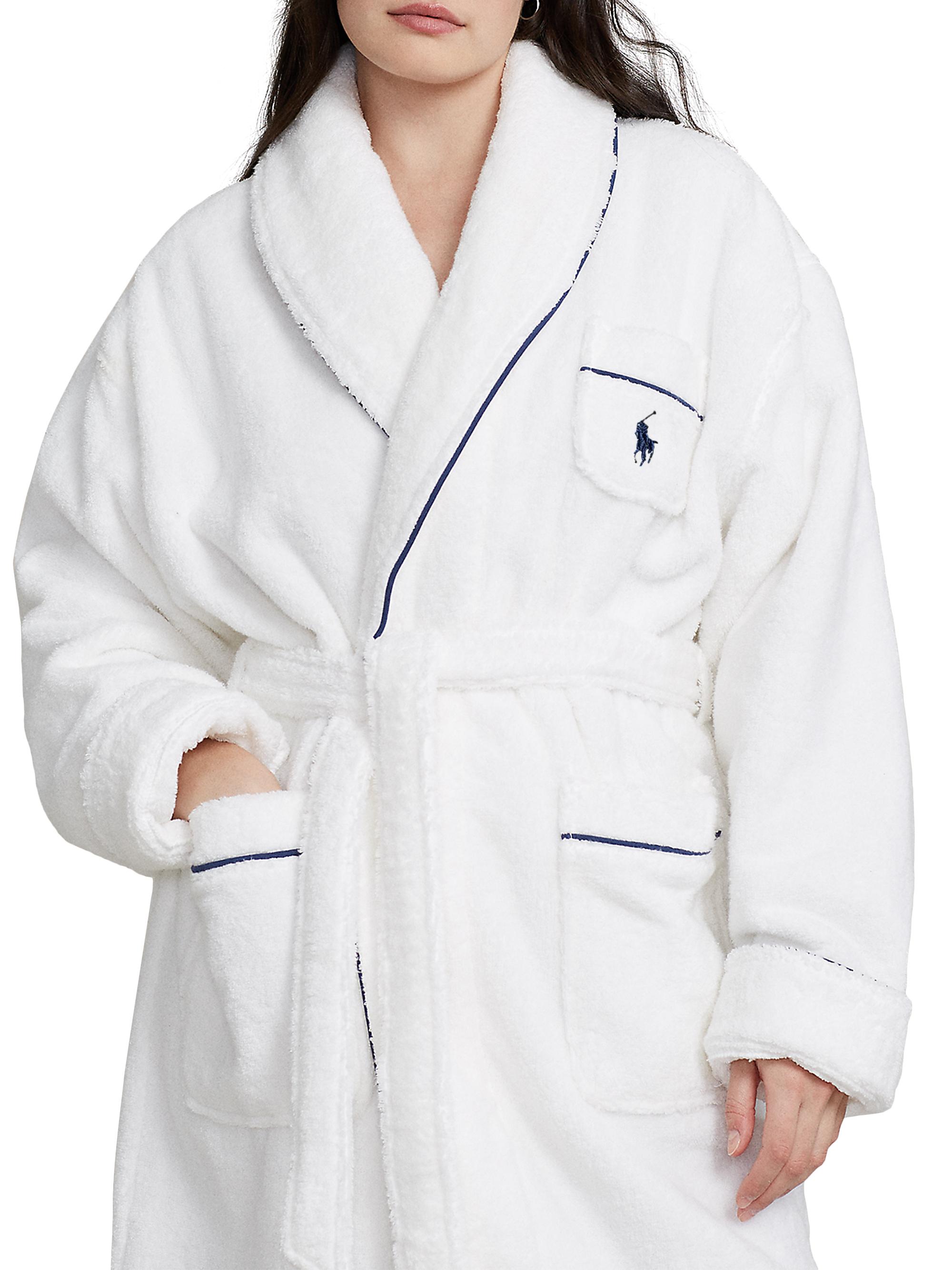 Polo Ralph Lauren Essentials Cotton Robe | Saks Fifth Avenue