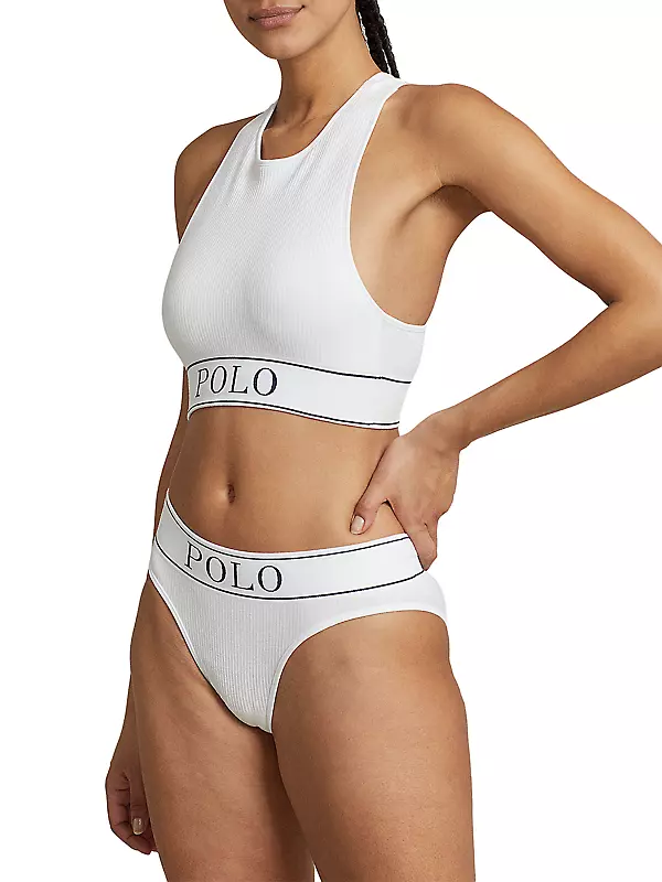 Polo Ralph Lauren Wireless Plunge Bra - 100% Exclusive In White