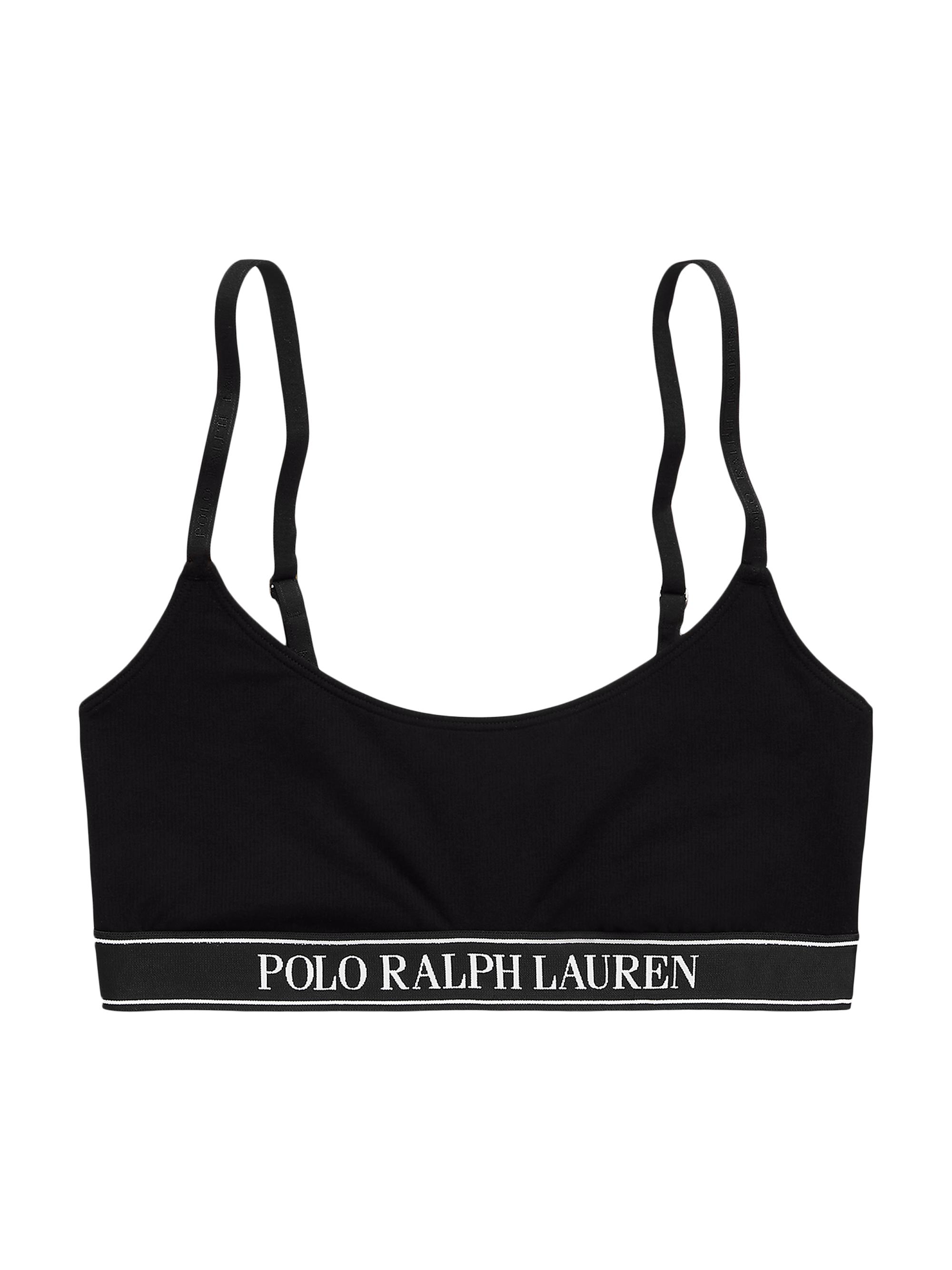 Polo Ralph Lauren Women's Essentials Scoop Bralette - Onyx