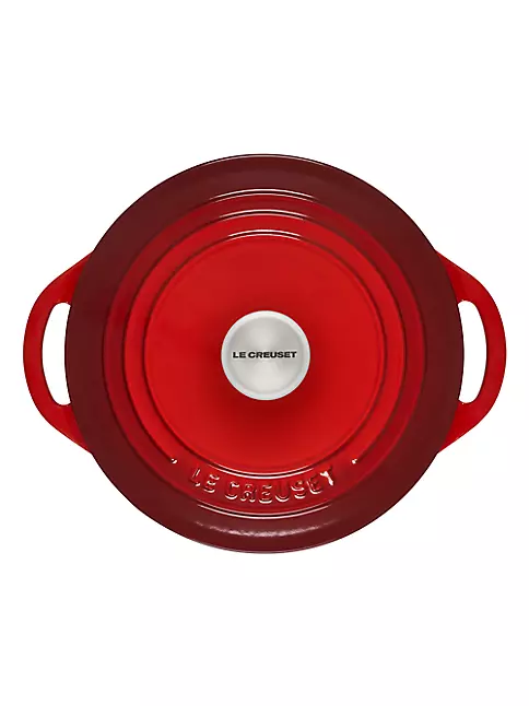 Le Creuset Shallow Round Dutch Oven in White