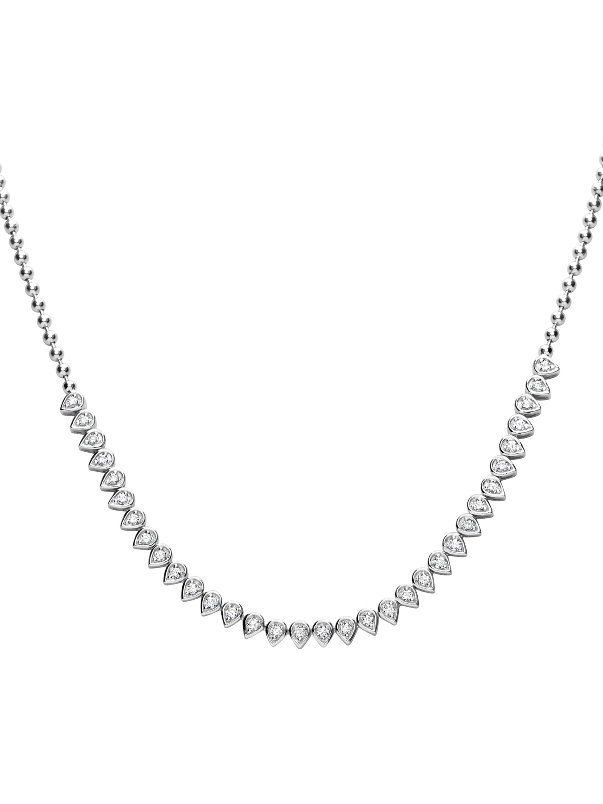 Meira T Women's 14K White Gold & 0.63 TCW Diamond Tennis Necklace - White Gold