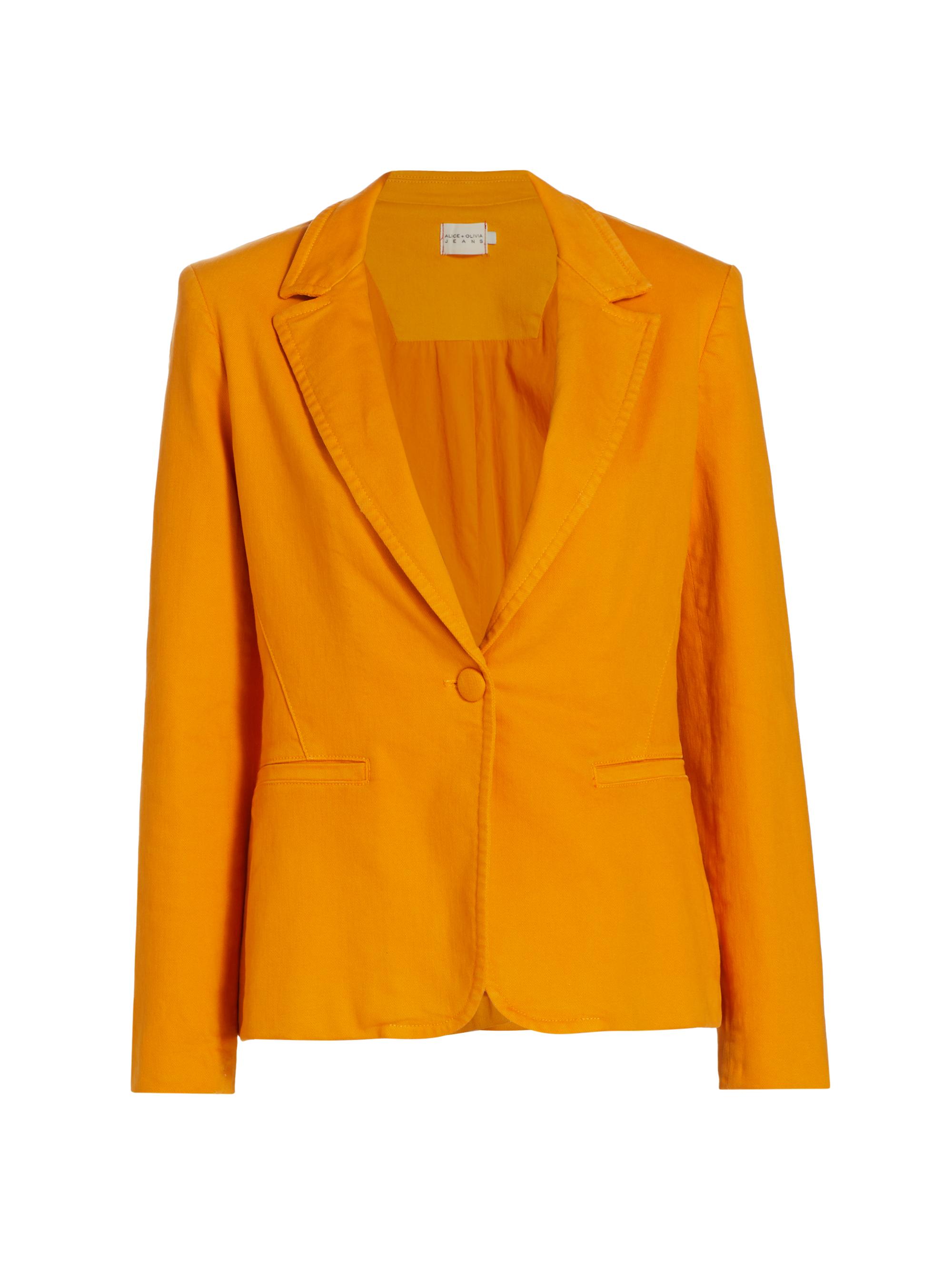 Saks Fifth Avenue Women's Macey Notch Lapel Blazer - Tangerine