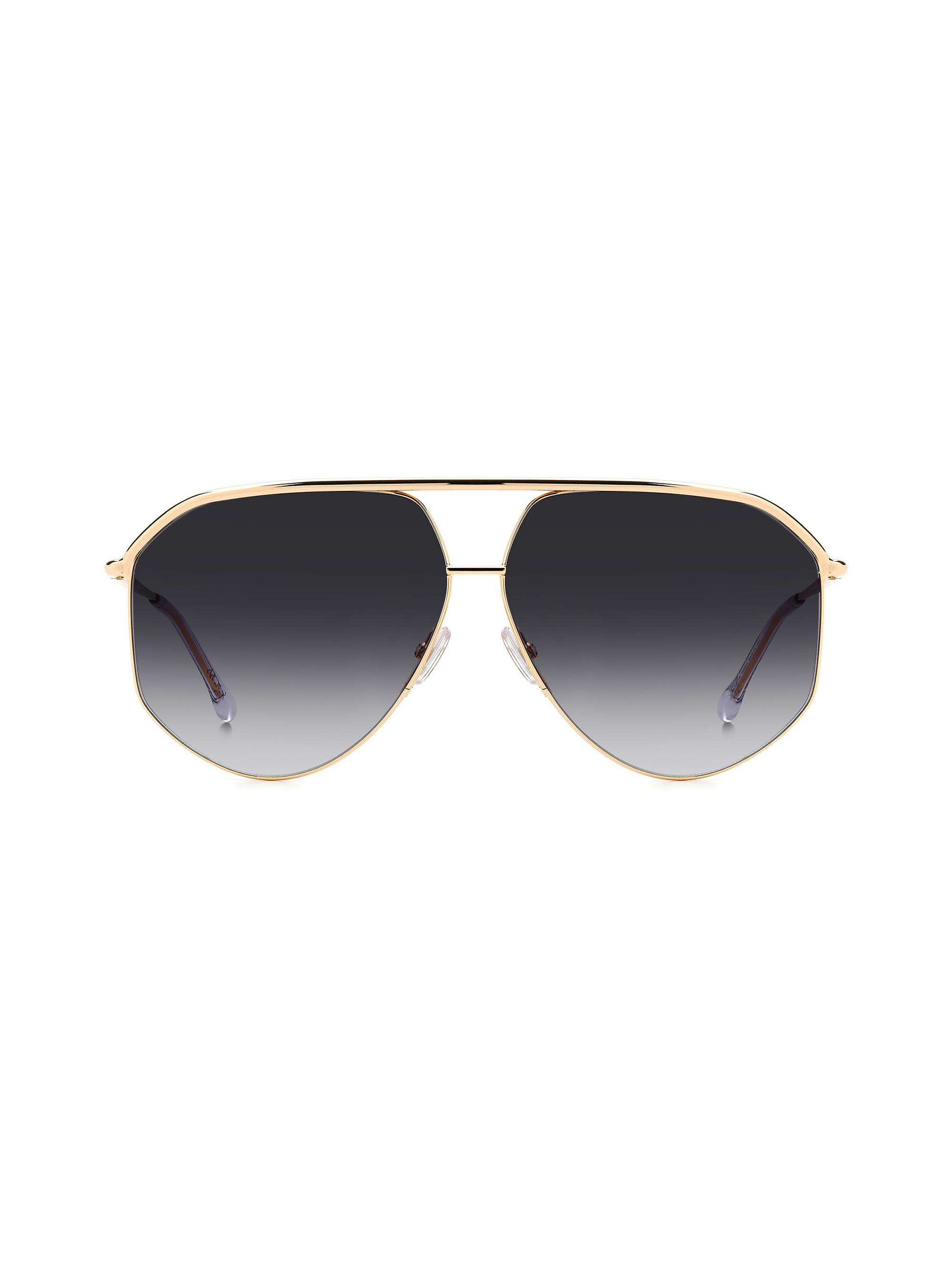 Isabel Marant Women's 64MM Geometric Sunglasses - Rose Gold Grey Shaded