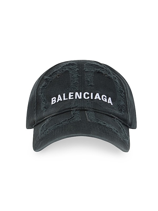 Shop Balenciaga BB Laser Destroyed Cap | Saks Fifth Avenue