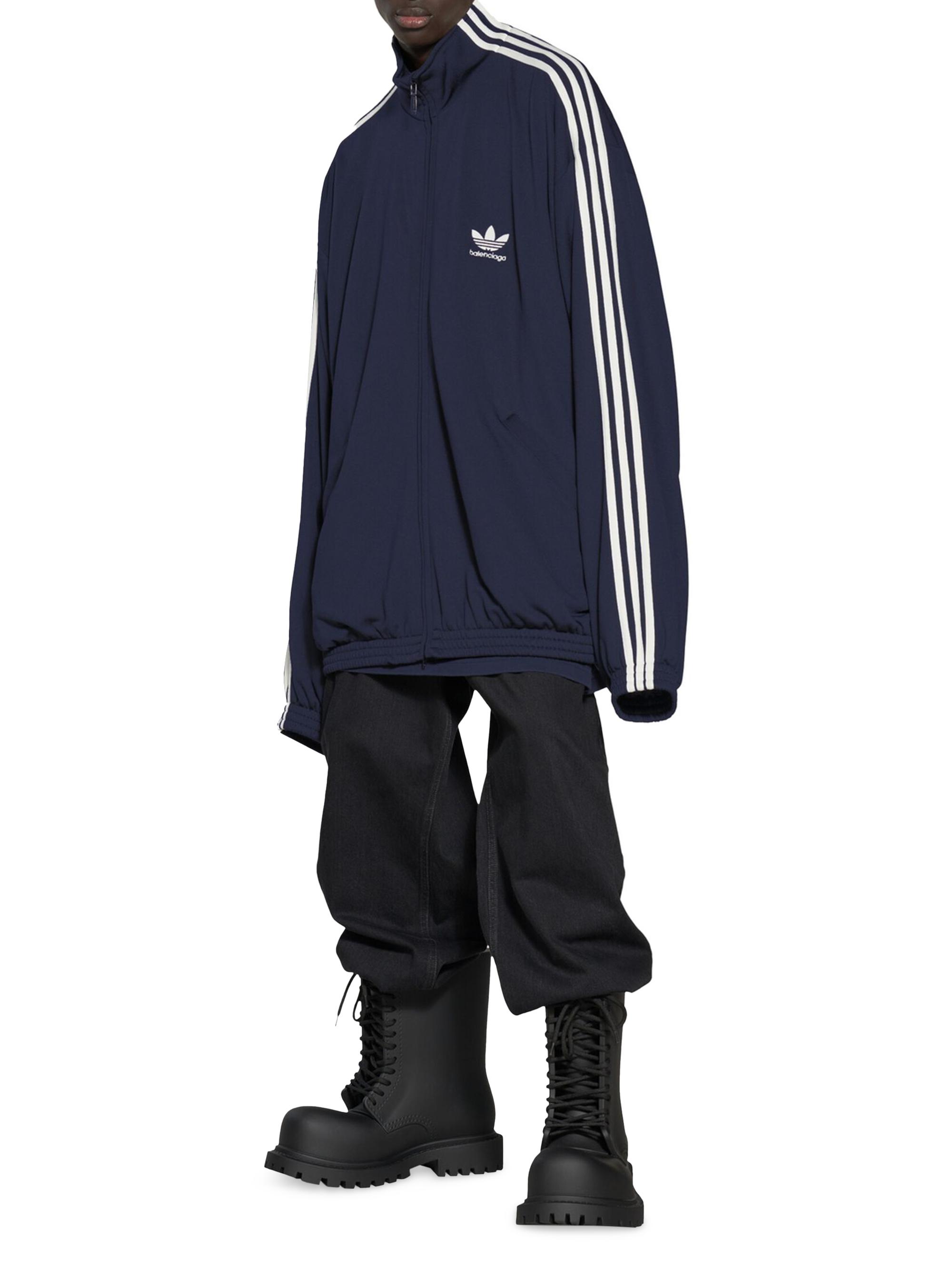 adidas × balenciaga tracksuit Balenciaga x adidas Tracksuit Jacket Black White Men's