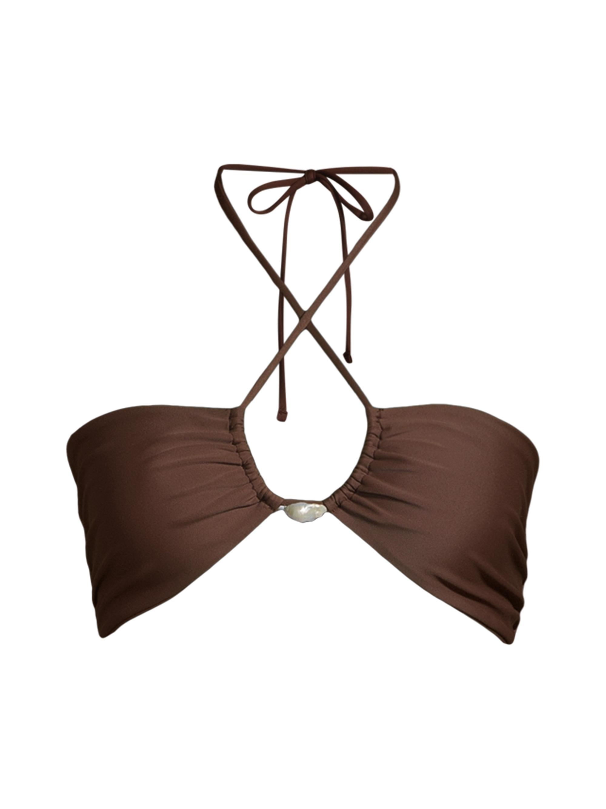 Sara Cristina Women's Bahia Bikini Top - Brown
