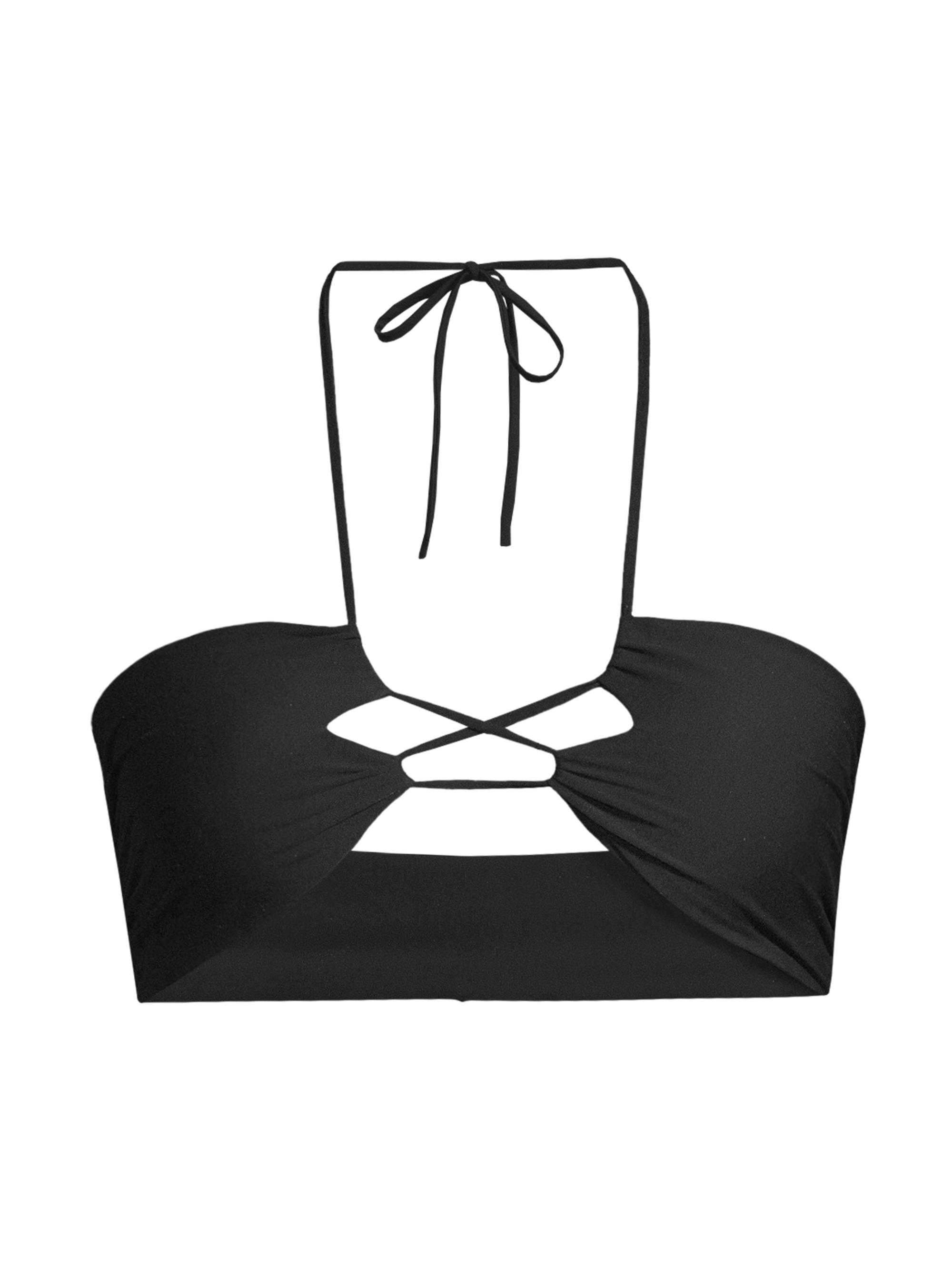 Sara Cristina Women's Ola Bikini Top - Black