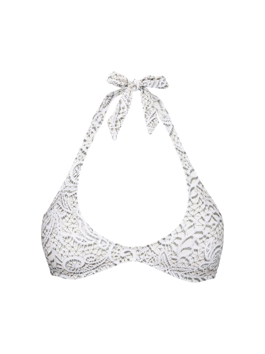 VILEBREQUIN Women Halter Bikini Top Tahiti Flowers