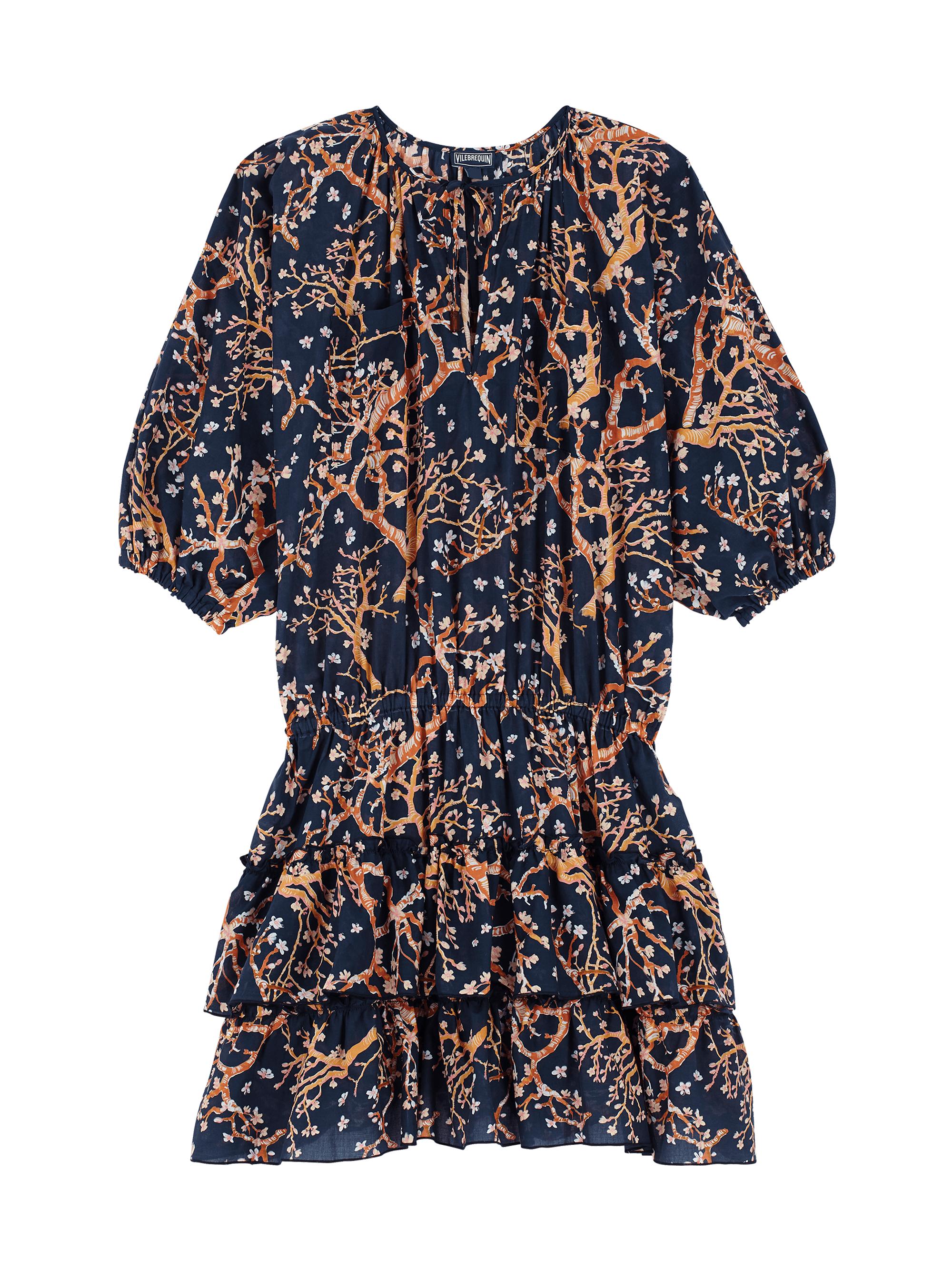 Vilebrequin Women's Sweet Blossom Blouson Minidress - Blue Marine