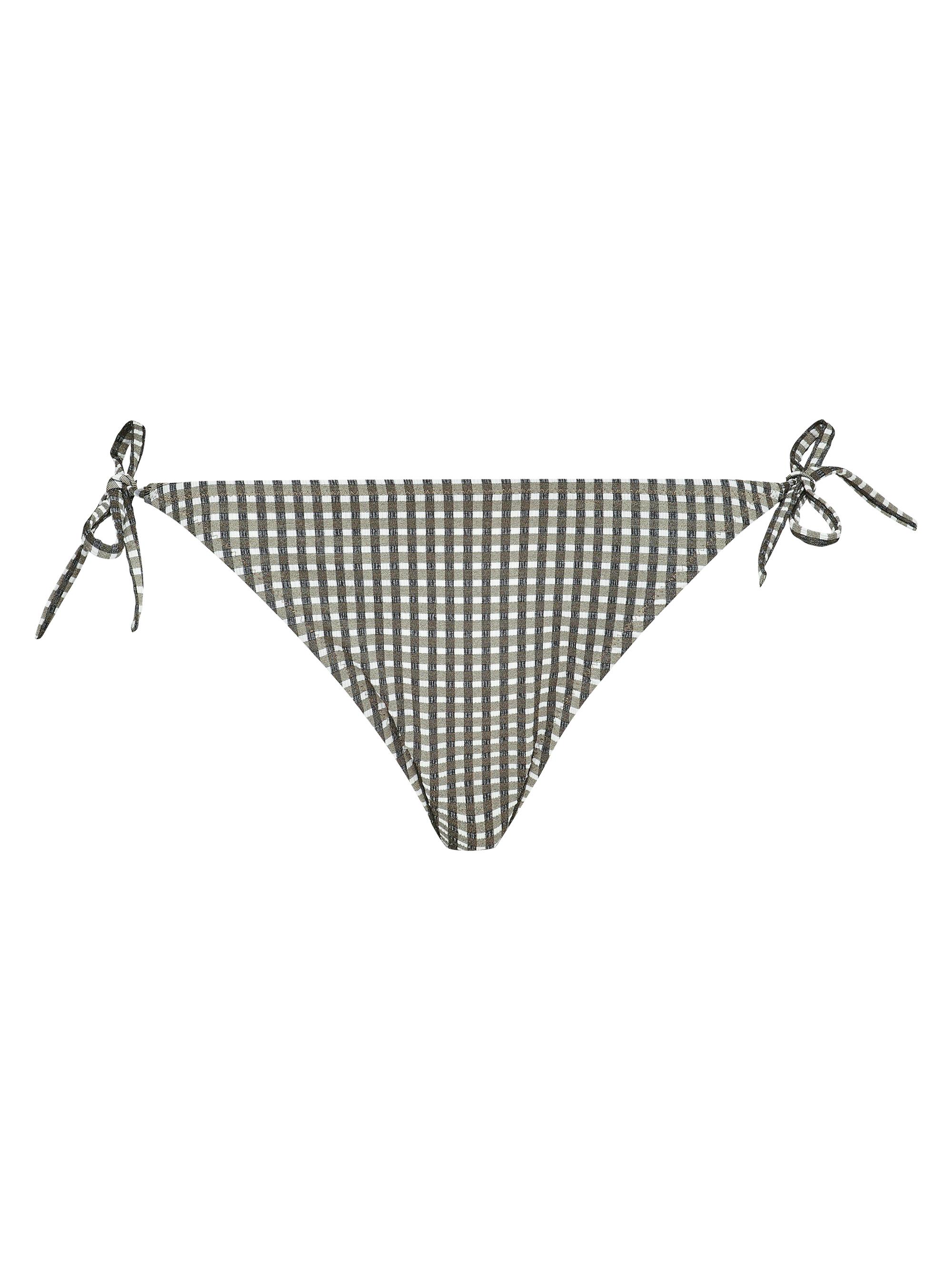 Vilebrequin Women's Pocket Checks Bikini Bottom - Bronze