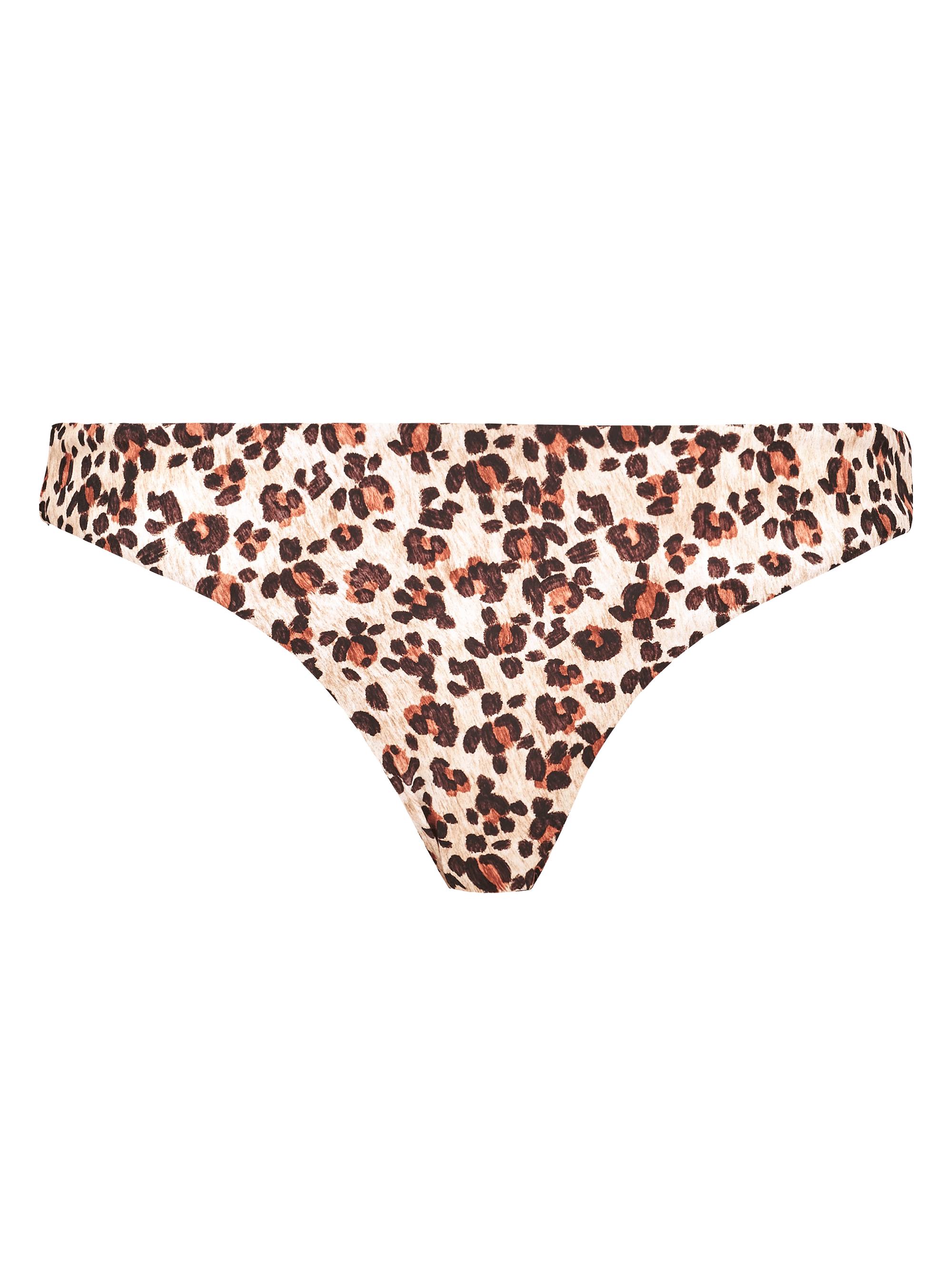 Vilebrequin Women's Turtles Leopard Bikini Bottom - Paille