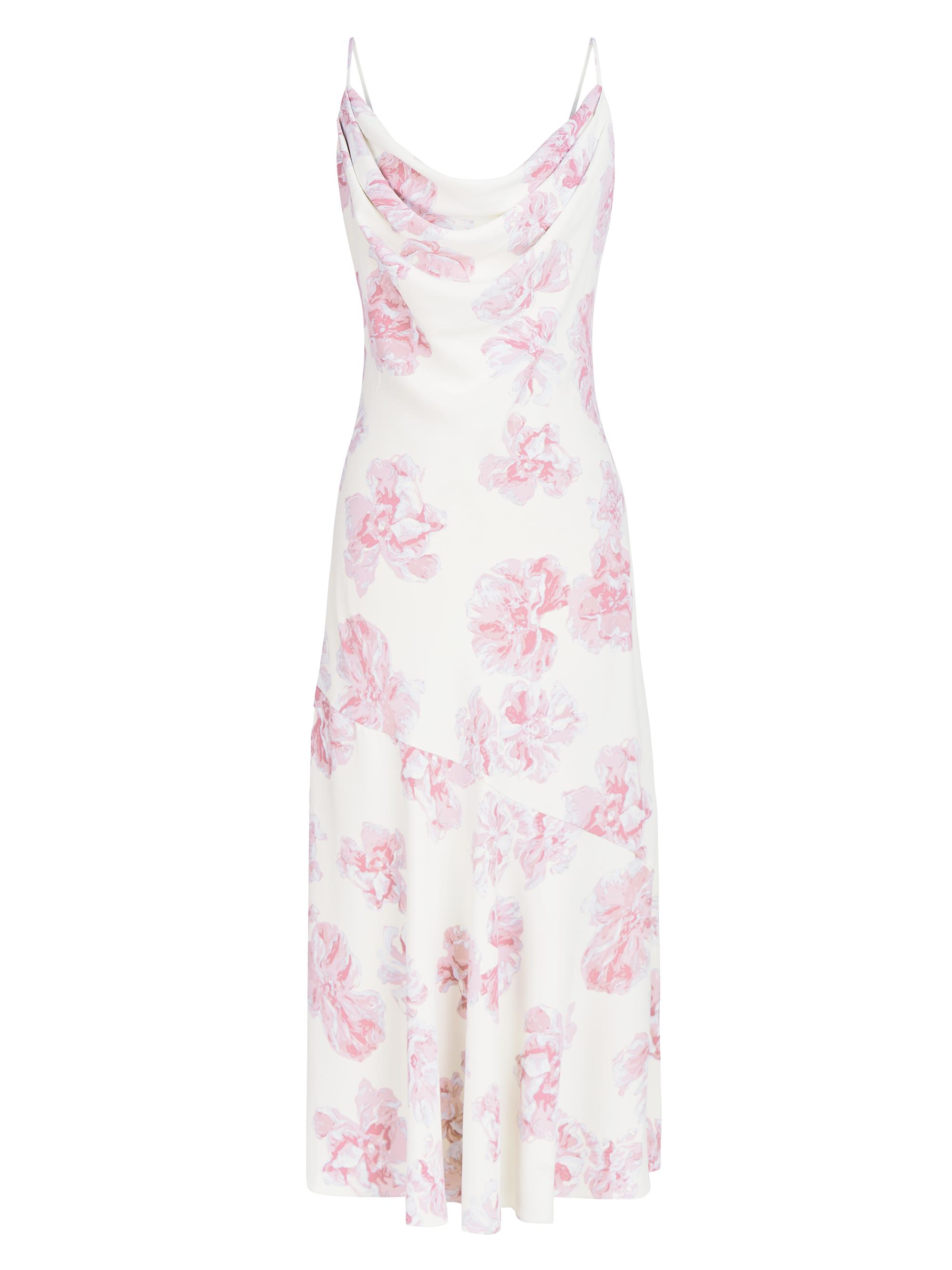 Halston Women's Sonny Floral Crepe Midi-Dress - Painted Floral