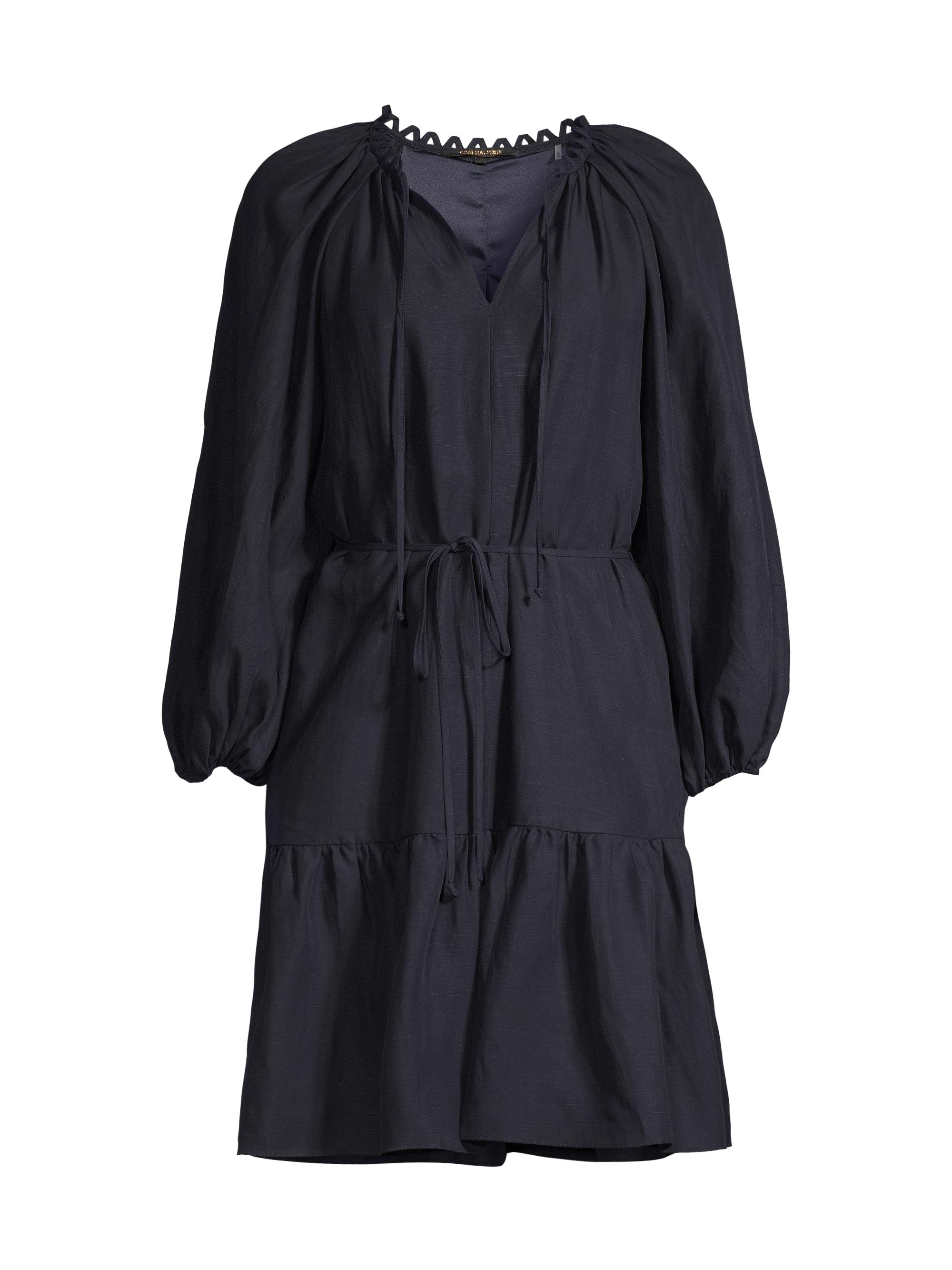 Shop Kobi Halperin Ruby Belted Balloon-Sleeve Minidress | Saks 