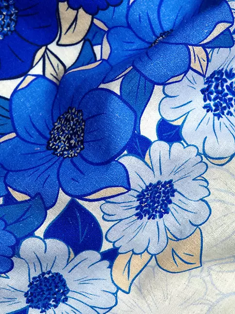 Louis Vuitton Monogram Flower Tile Midi Skirt Blue. Size 34