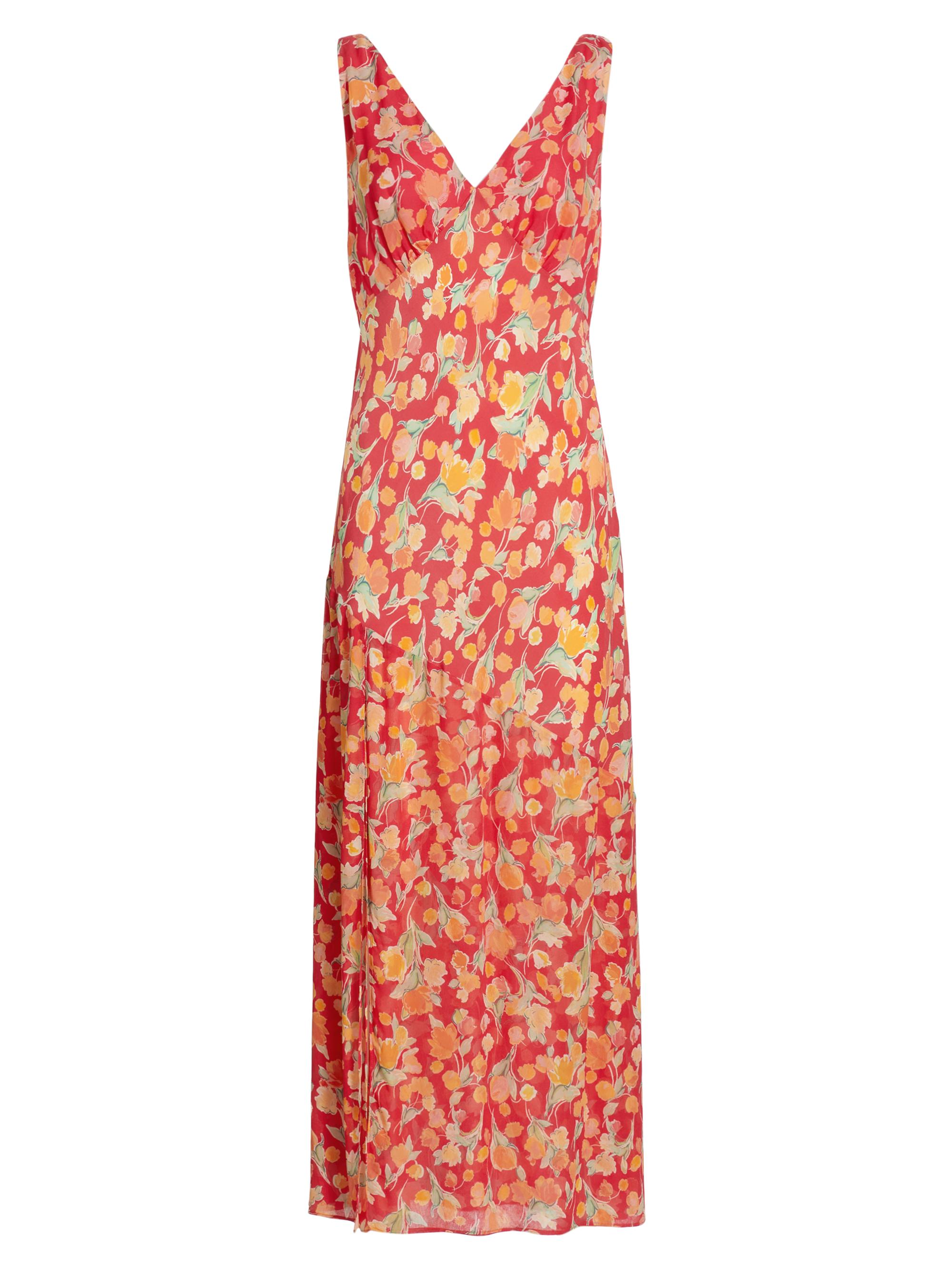 Rixo Women's Moniq Floral Maxi Dress - Fontainhas Floral Coral