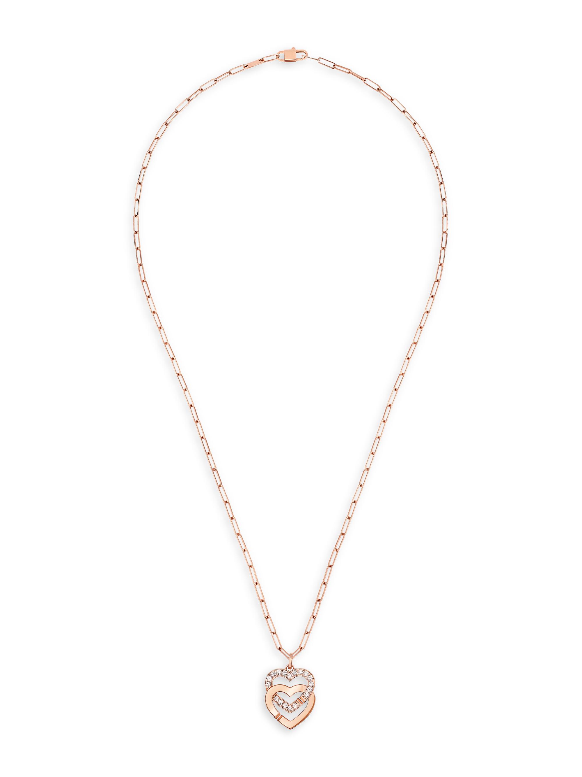 dinh van チャーム Women's Box Chain Necklace: Sterling Silver & 14K Gold