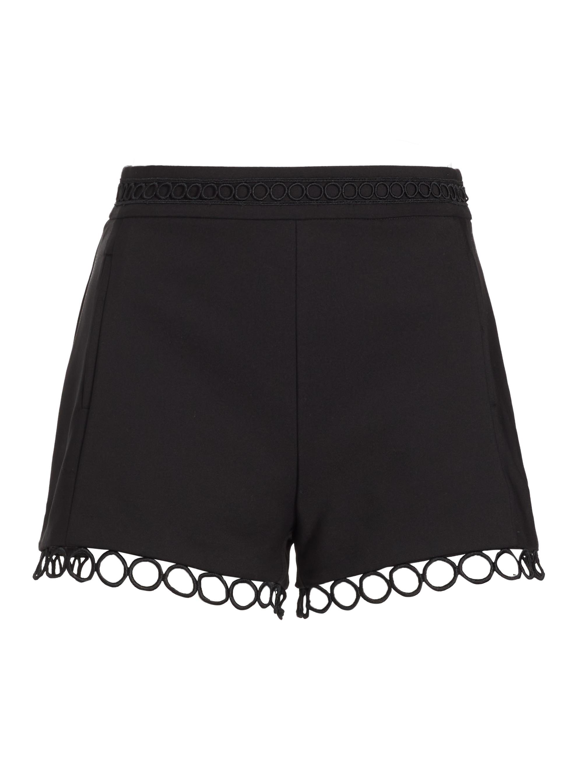 Zimmermann Hypnotic Floral Lace-Trim Shorts | Saks Fifth Avenue