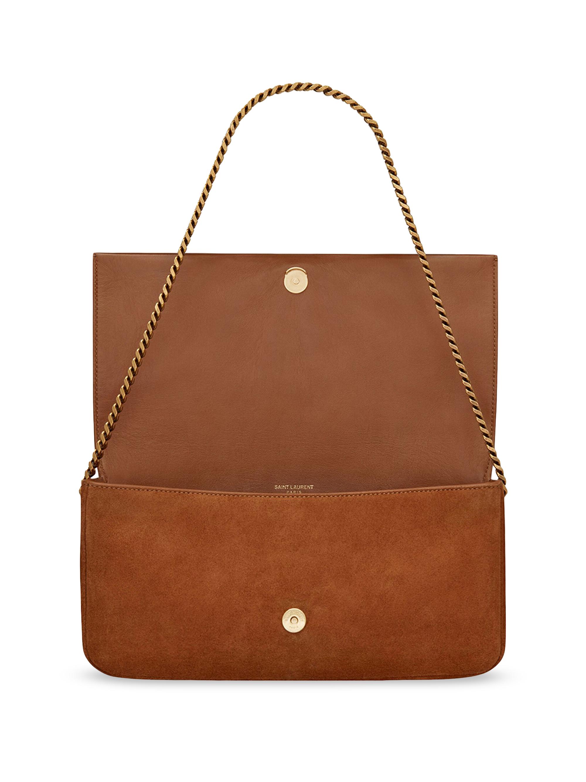 Shop Saint Laurent Kate 99 Chain Bag With Tassel in Suede | Saks  