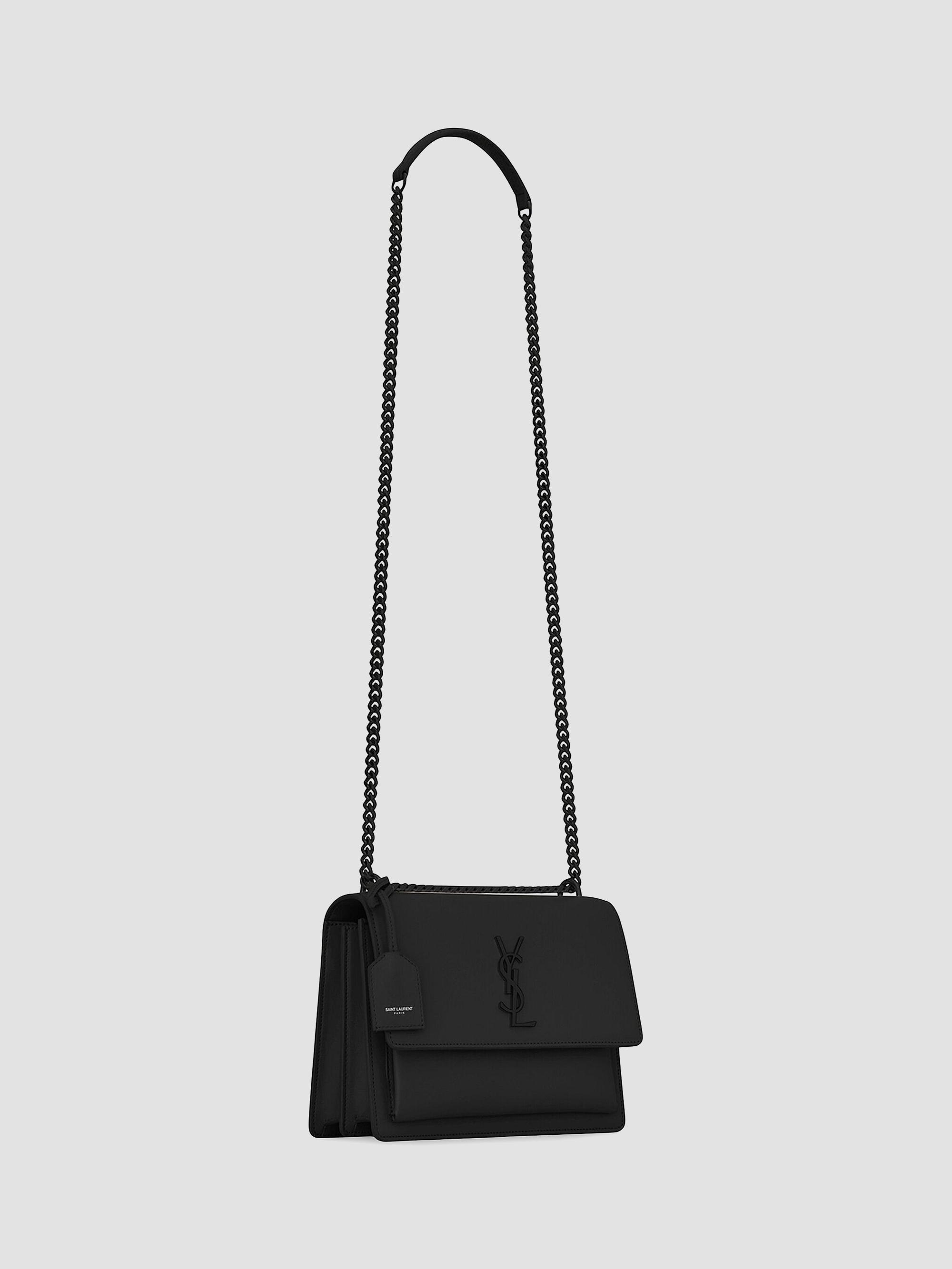 Saint Laurent Sunset Medium Chain Bag in Smooth Leather | Saks