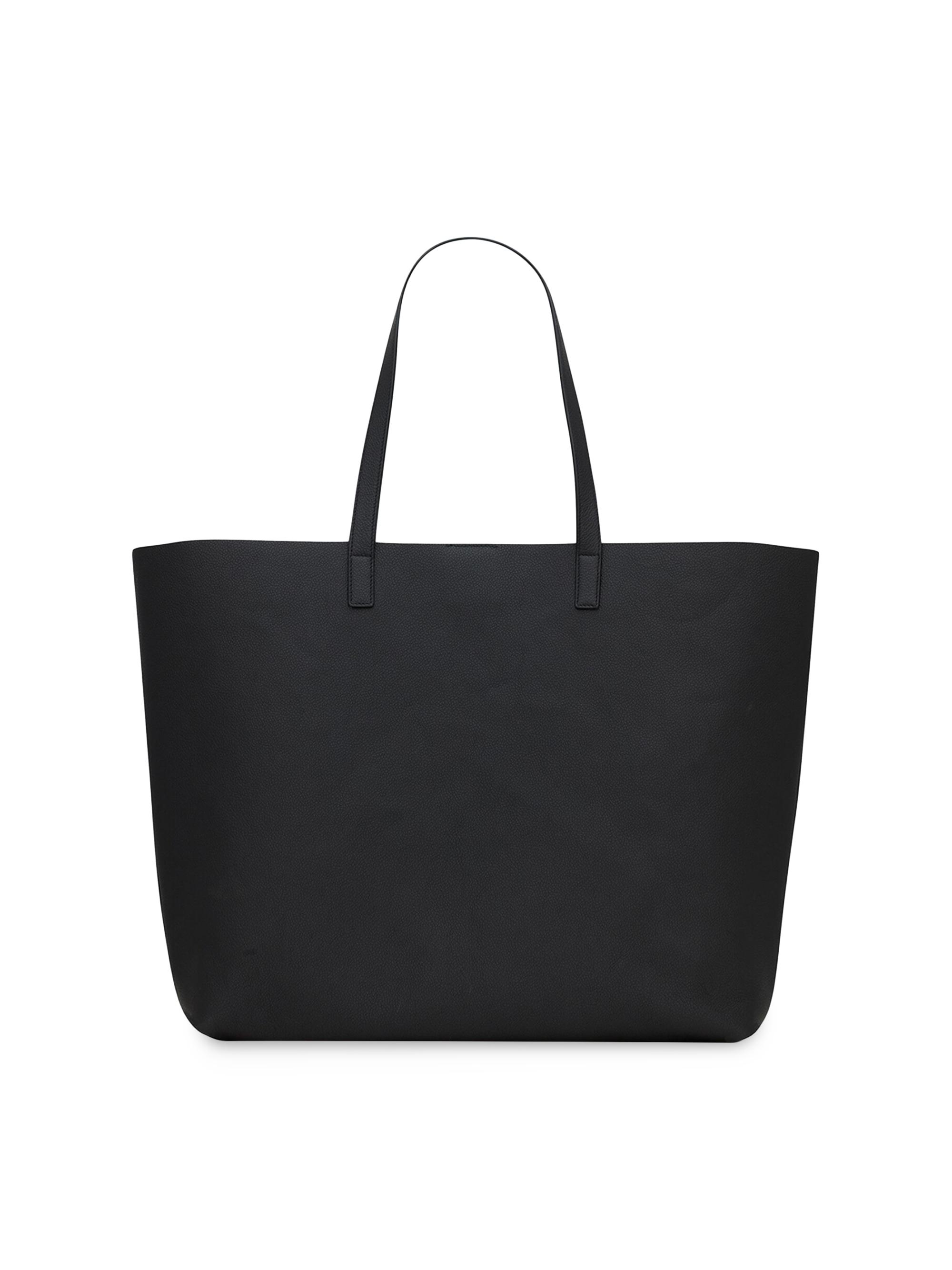 Saint Laurent Bold East West Shopping Bag in Grained Leather