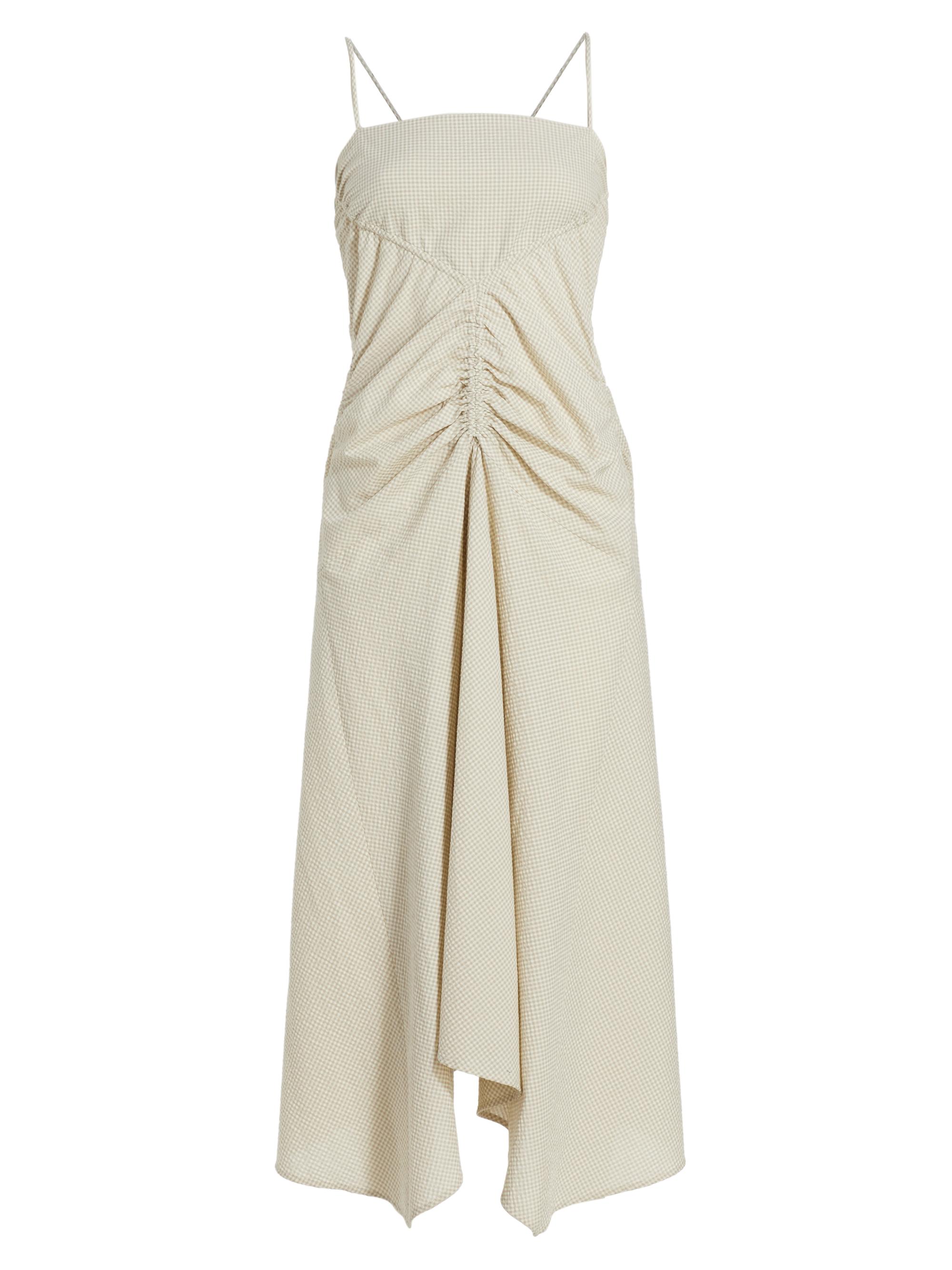 Proenza Schouler White Label Gingham Ruched Hankerchief Midi-Dress | Saks  Fifth Avenue