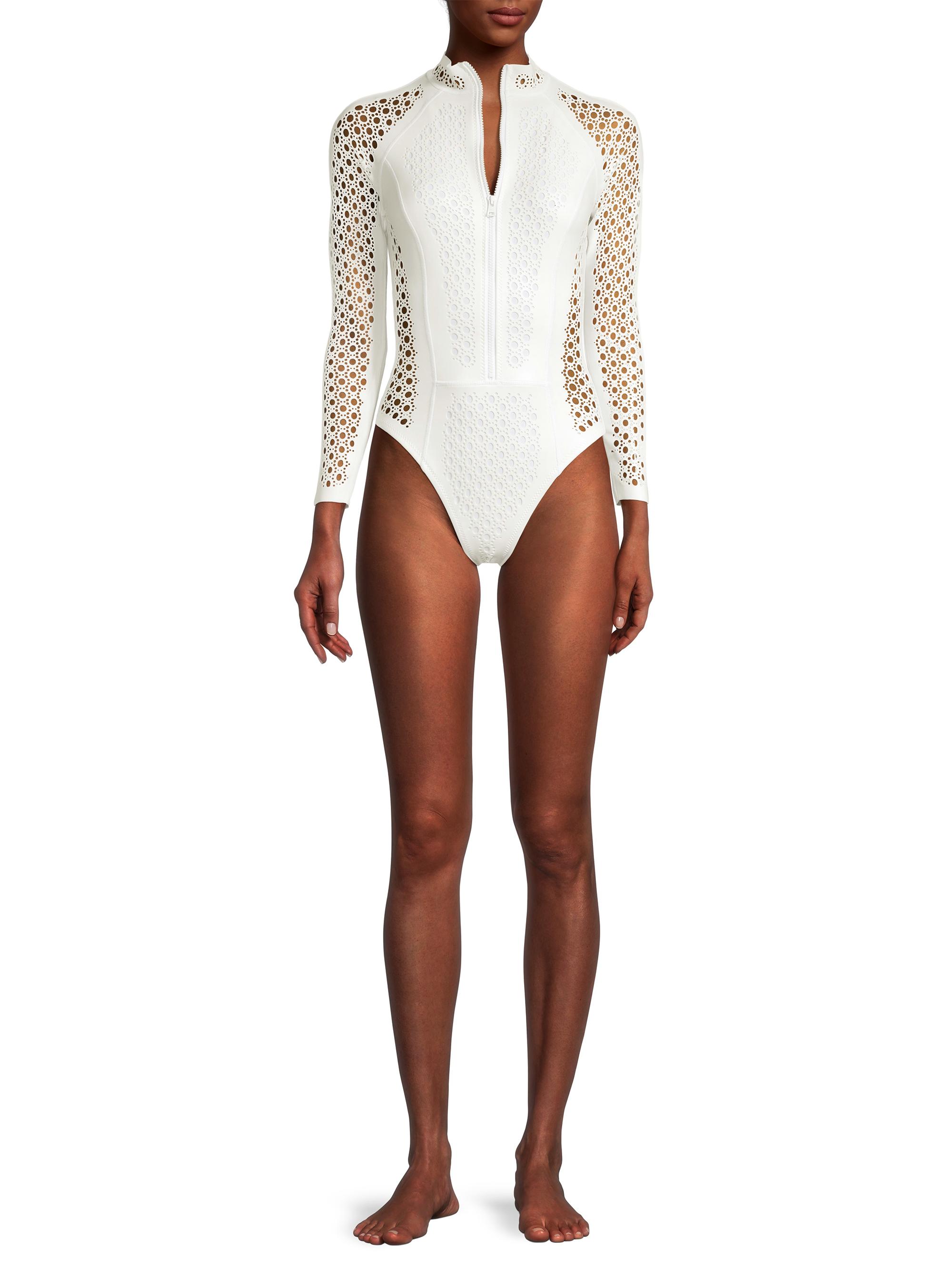 GiGi C Nicole Embroidered Surfsuit | Saks Fifth Avenue