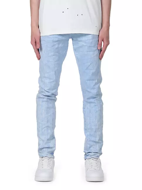 Monogram Jacquard Skinny Jeans