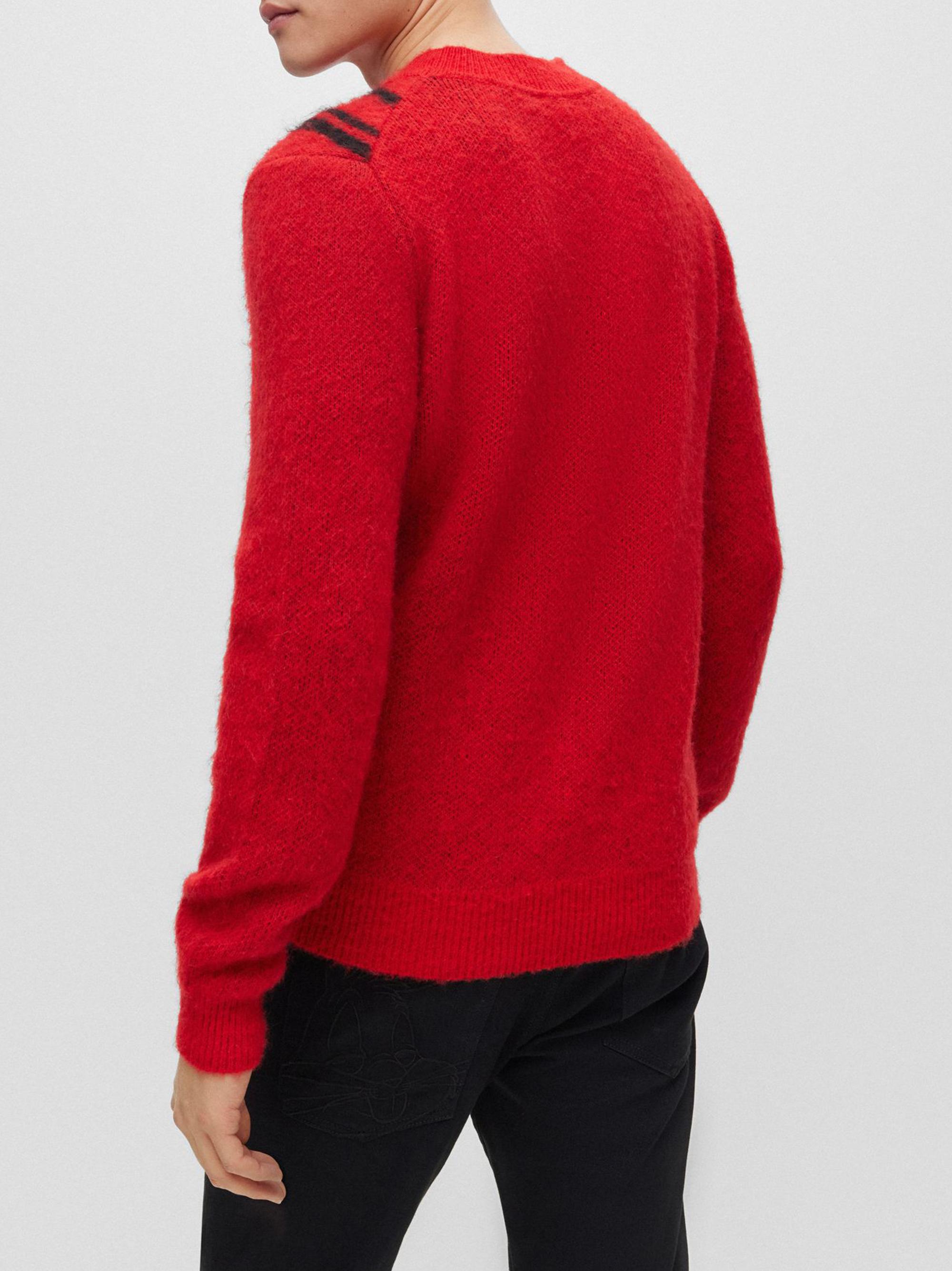 BOSS Looney Tunes x BOSS Regular-fit high-impact sweater with bugs