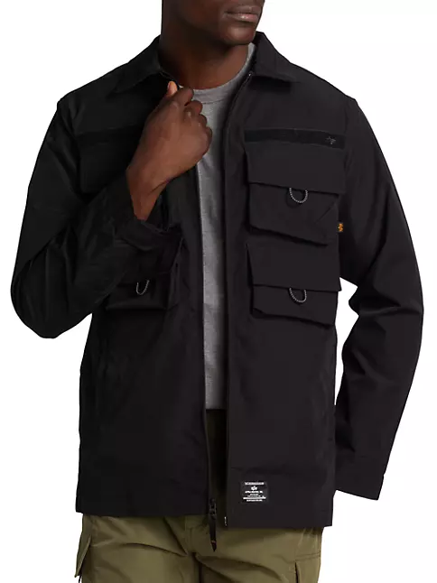 Shop Alpha Industries Cargo Shirt Jacket | Saks Fifth Avenue