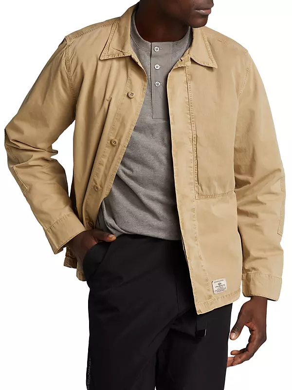 Shop Alpha Industries Contrast Shirt Jacket | Saks Fifth Avenue | Poloshirts