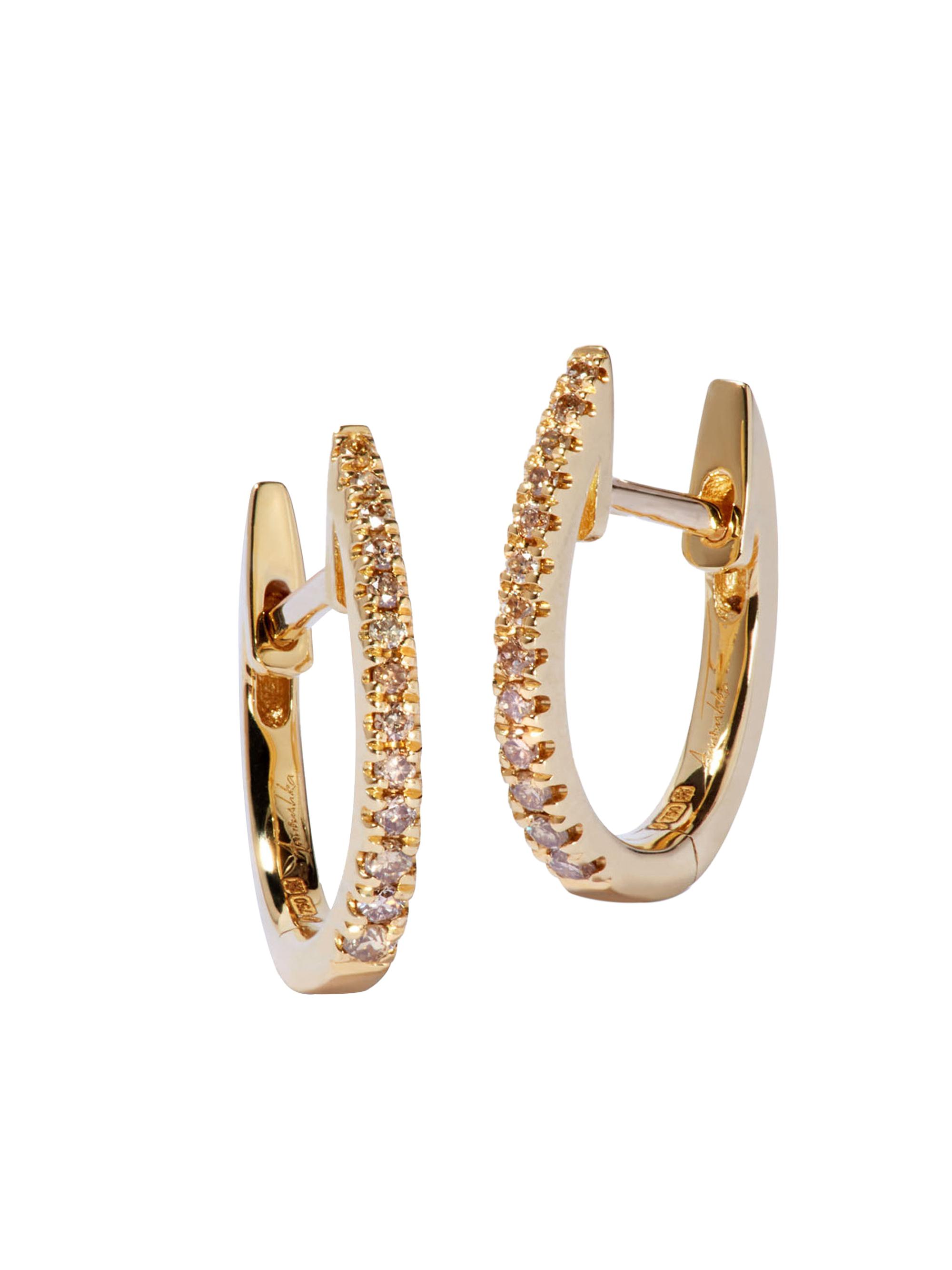 Annoushka Women's Eclipse 18K Yellow Gold & 0.16 TCW Diamond Hoop Earrings