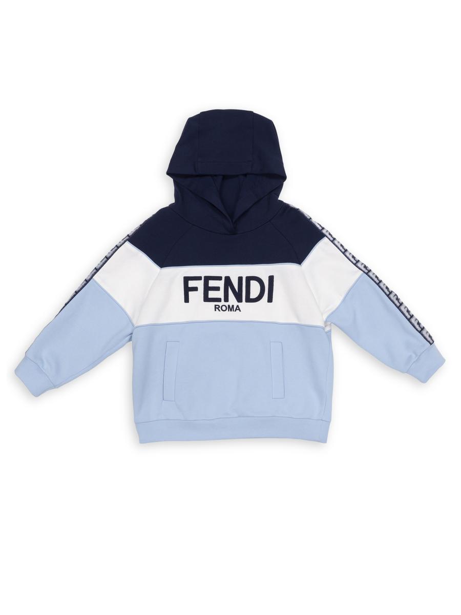 Fendi Boy's Logo Colorblock Hoodie | Saks Fifth Avenue