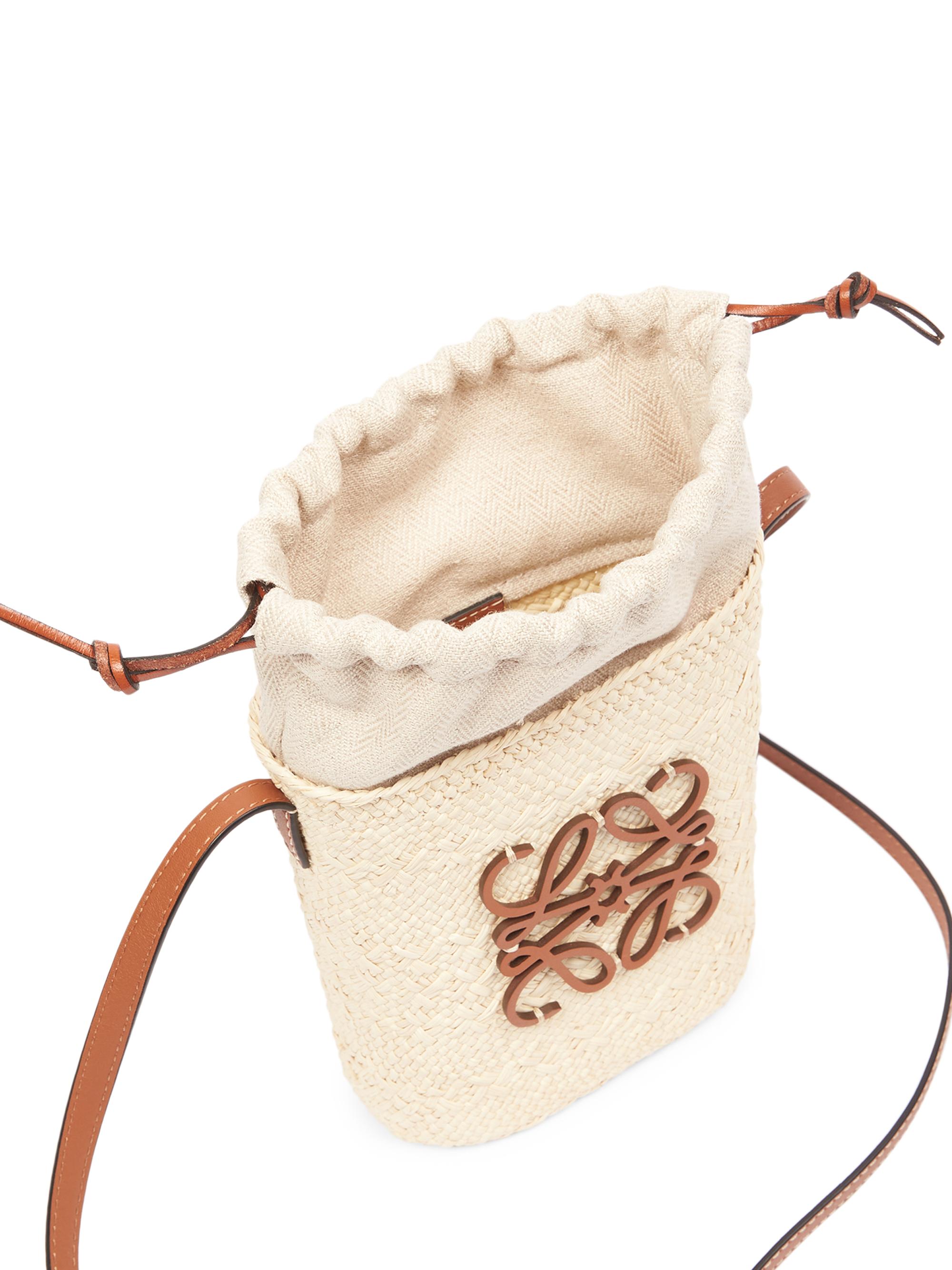 LOEWE LOEWE x Paula's Ibiza Raffia Shoulder Bag | Saks Fifth