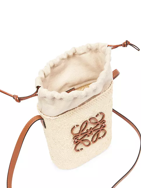 Loewe Paula's Ibiza Bracelet Raffia Shoulder Bag