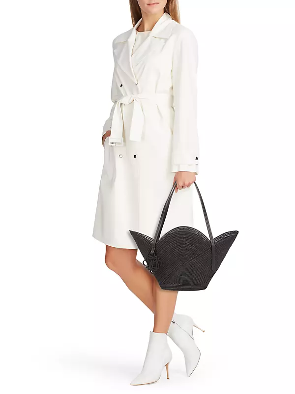 Shop LOEWE LOEWE x Paula's Ibiza Petal Raffia Basket Bag Shop LOEWE LOEWE x Paula's Ibiza Petal Raffia Basket Bag