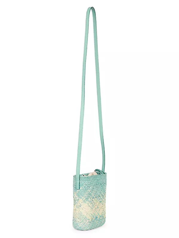 Loewe x Paula's Ibiza Pochette Medium Raffia Crossbody Bag