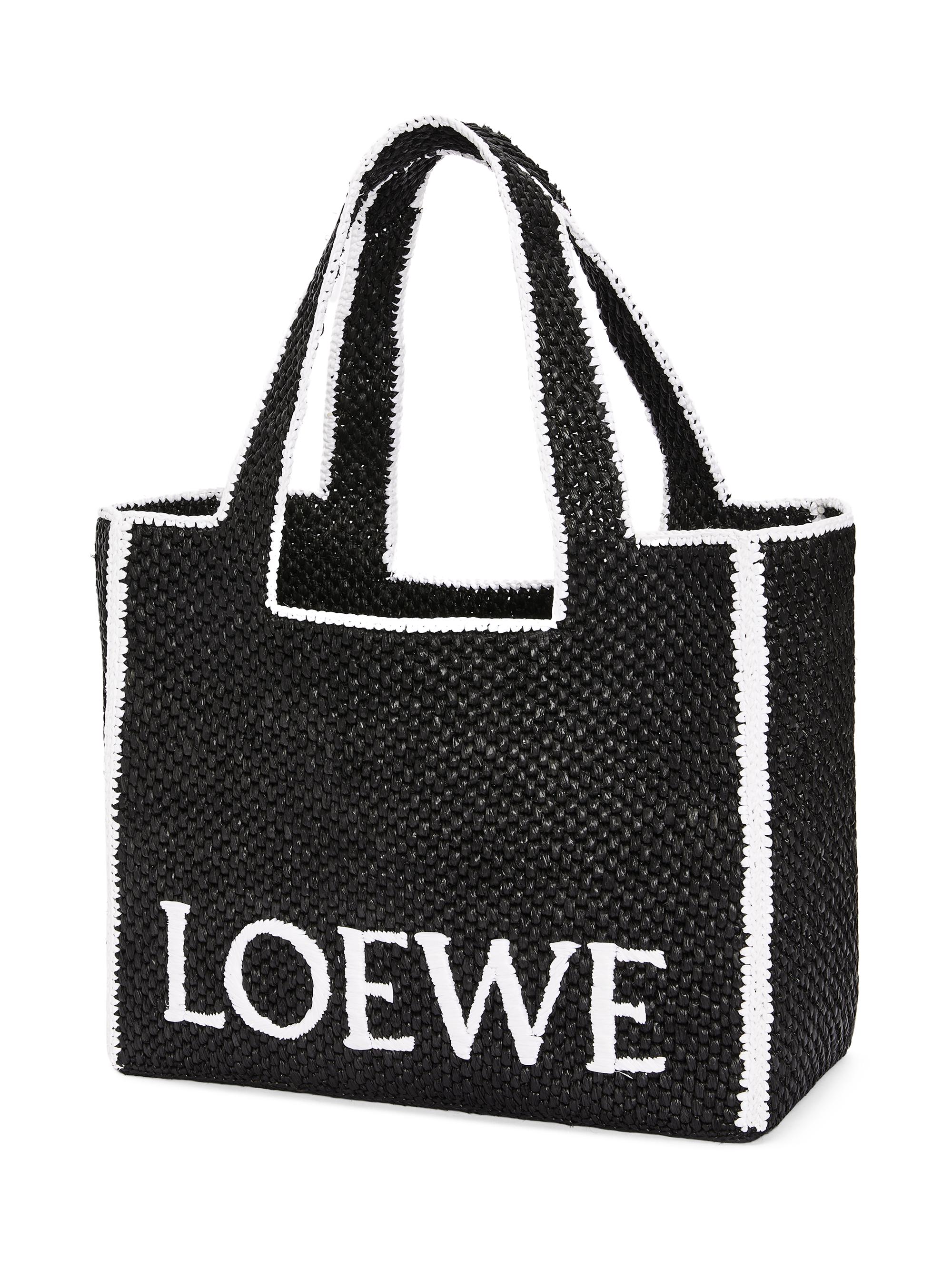 LOEWE LOEWE x Paula's Ibiza Large Logo Raffia Tote Bag | Saks