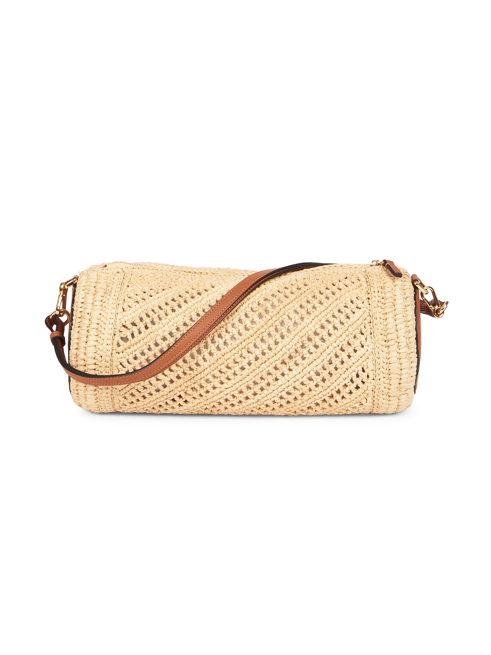 LOEWE Women's  x Paula's Ibiza Raffia Bracelet Pouch - Natural Tan