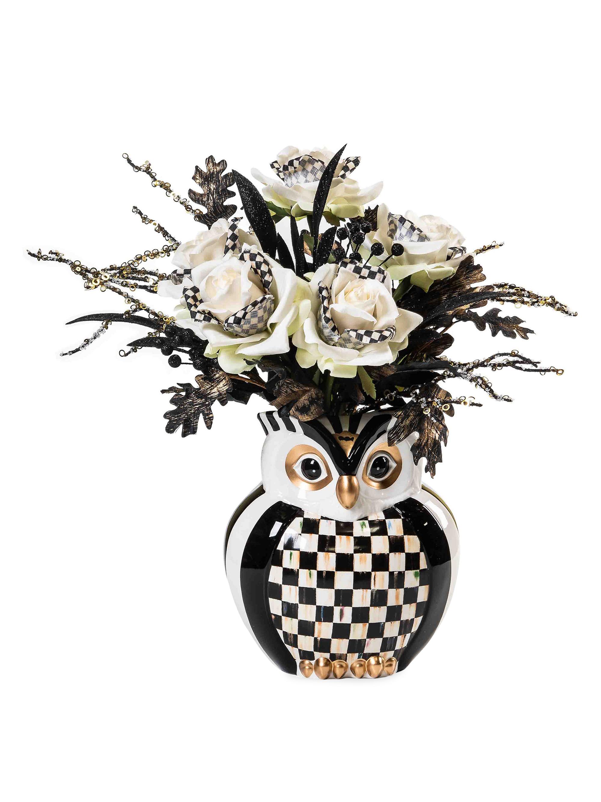 MacKenzie-Childs Spellbound Courtly Owl Arrangement