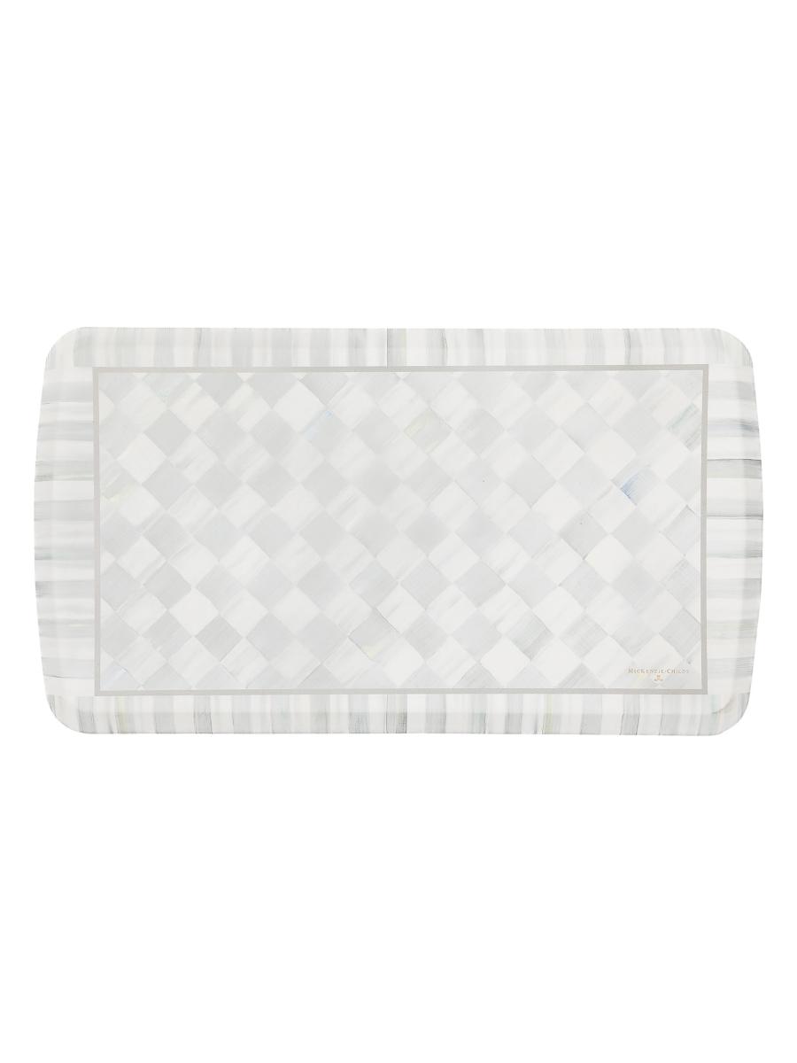 Mackenzie-childs Sterling Check Gel Pro Comfort Harlequin Mat