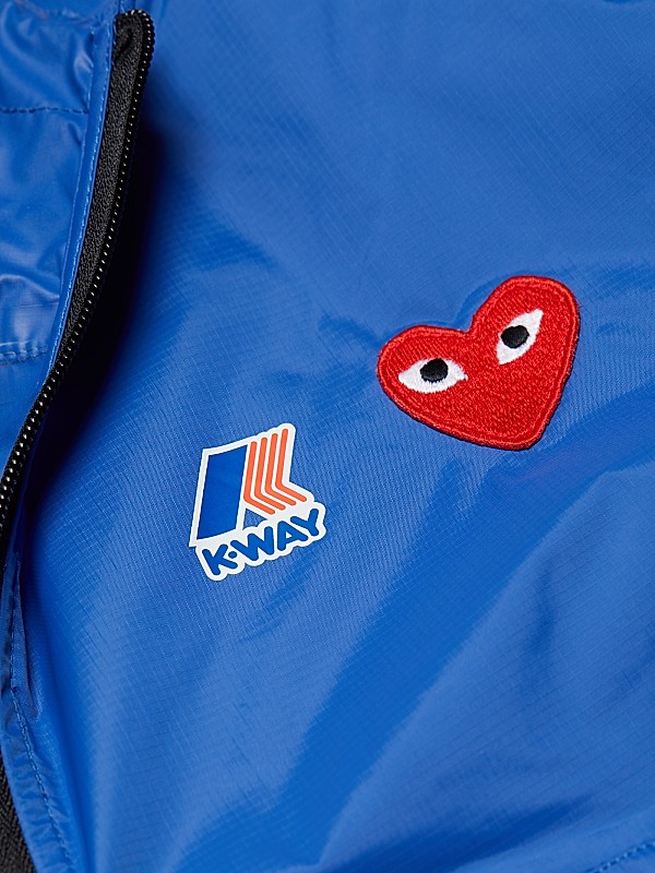 Shop Comme des Garçons PLAY K-Way Quarter-Zip Jacket | Saks Shop Comme des Garçons PLAY K-Way Quarter-Zip Jacket | Saks