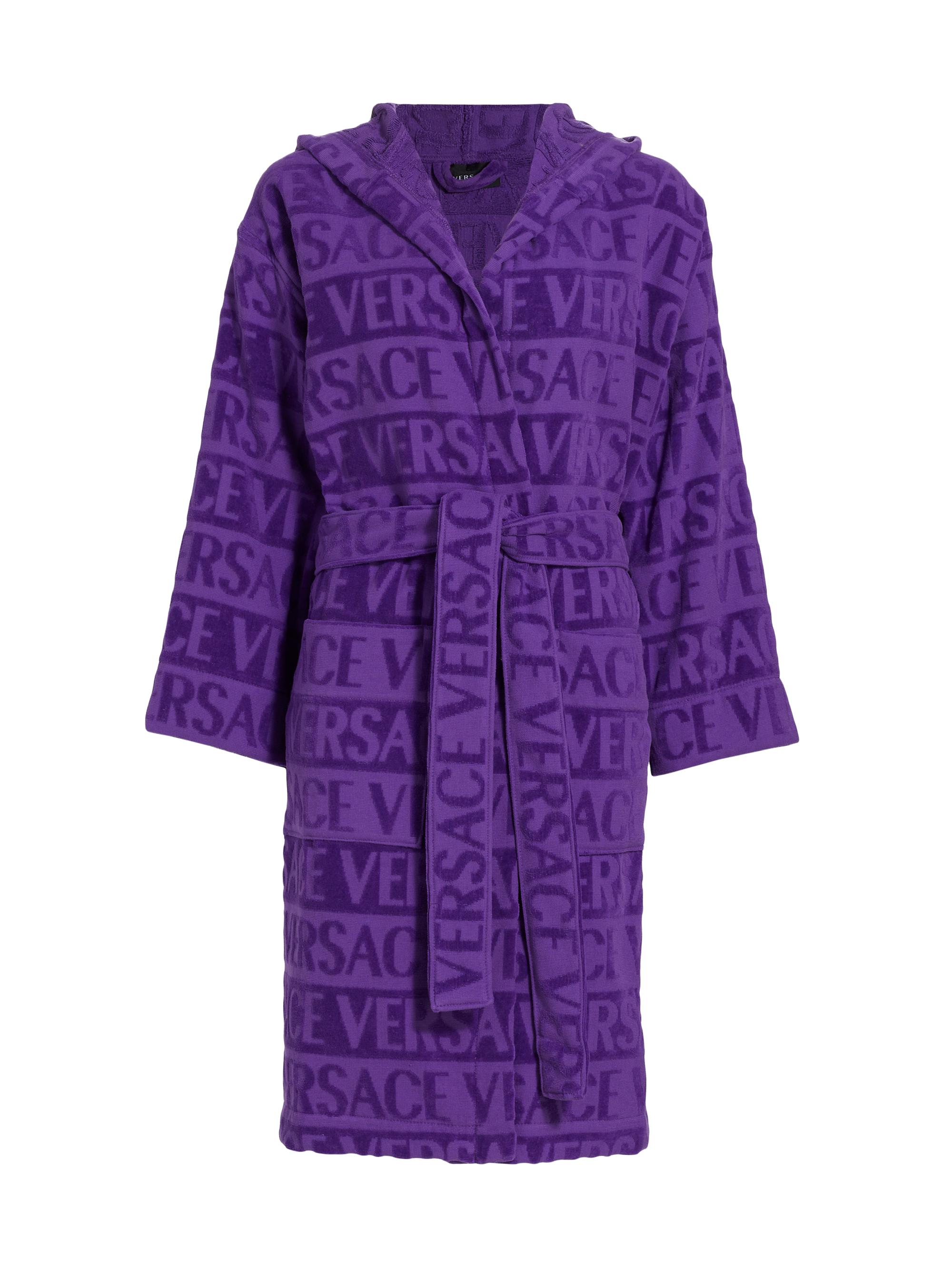 Versace Rhinestone Logo Bathrobe | Saks Fifth Avenue