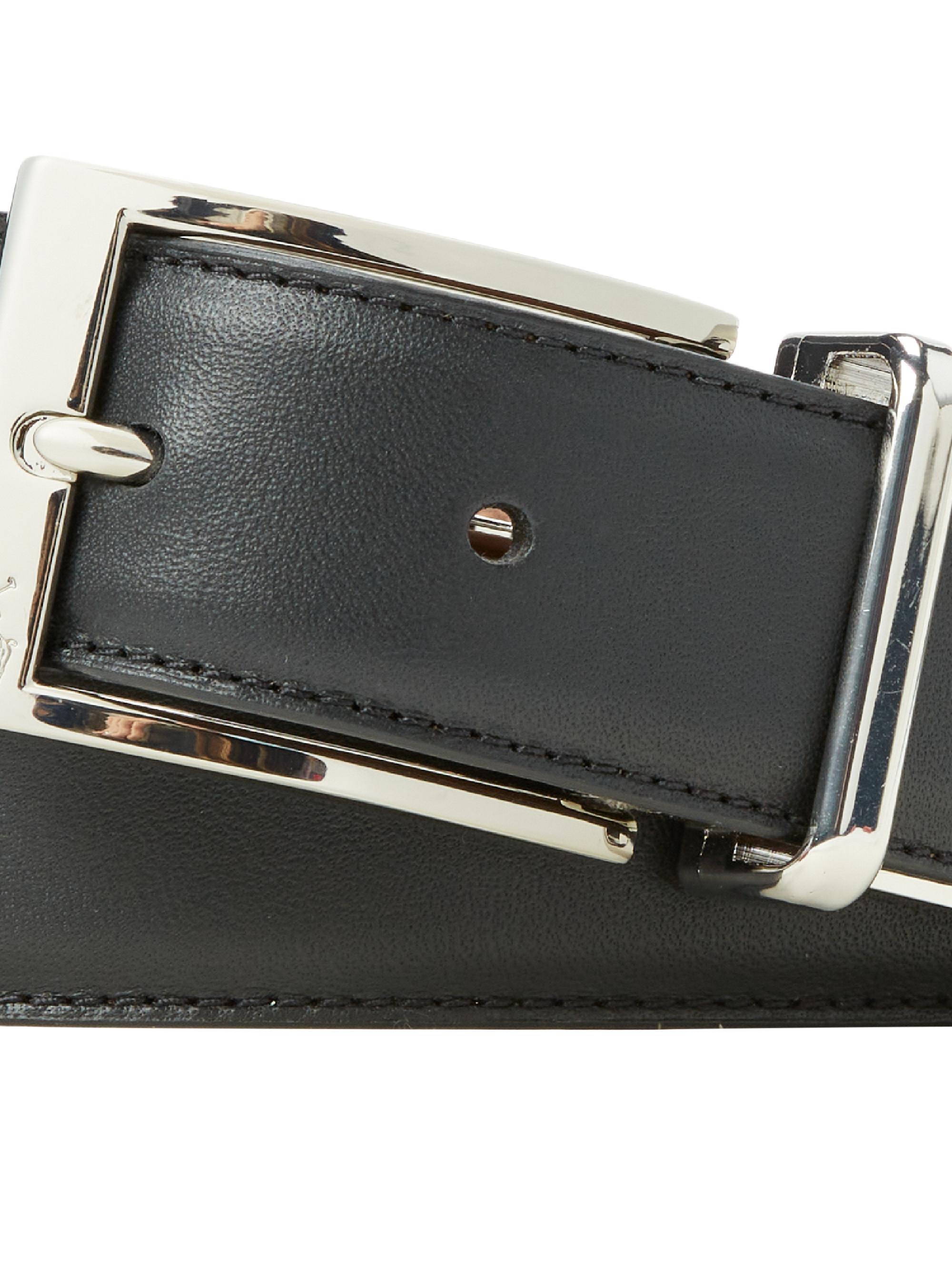 chinese dress ladies 2-in-1 Reversible 35m Leather Dress Belt main image 1