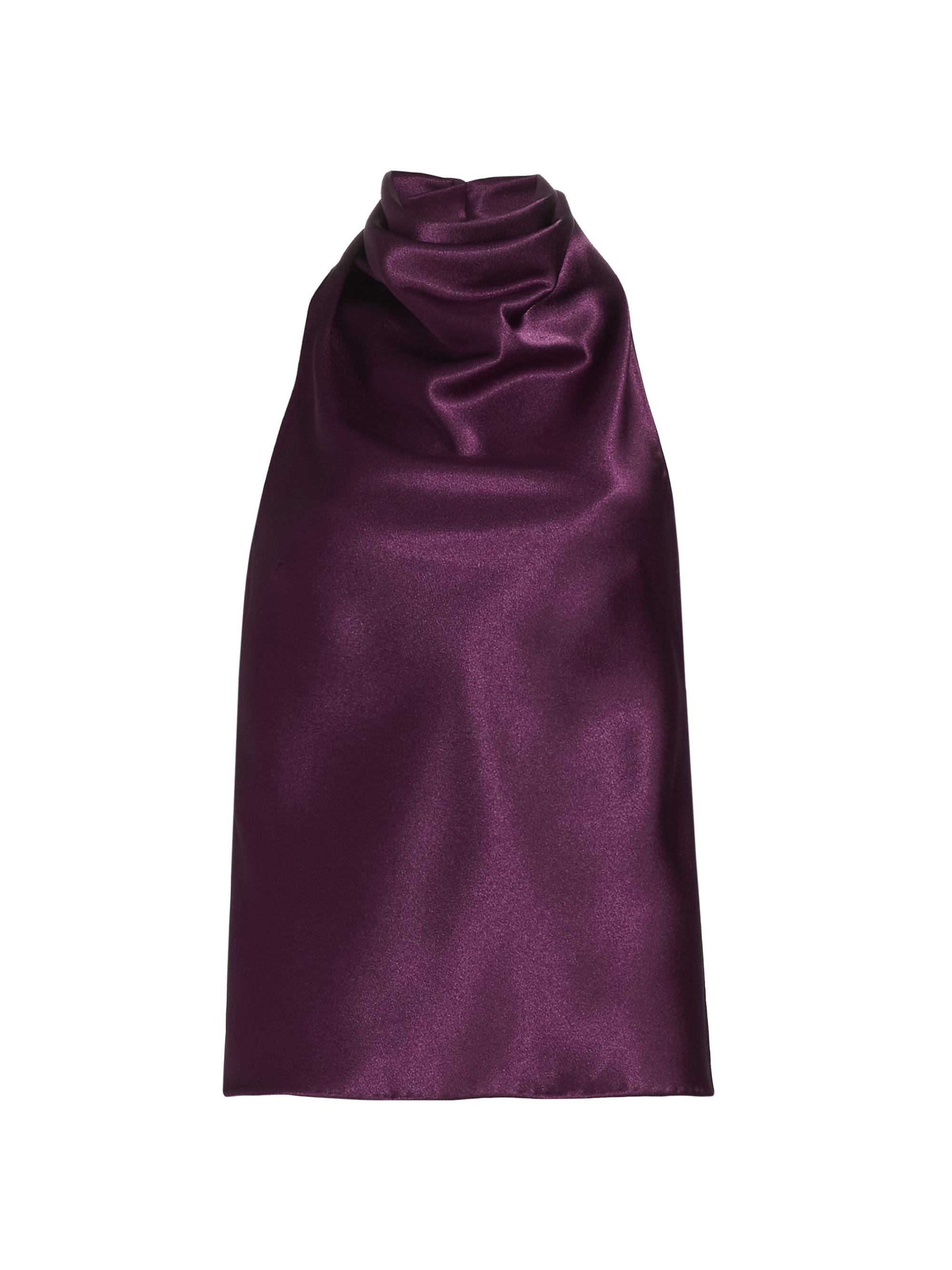 Jason Wu Collection Women's Open-Back Halterneck Top - Plum